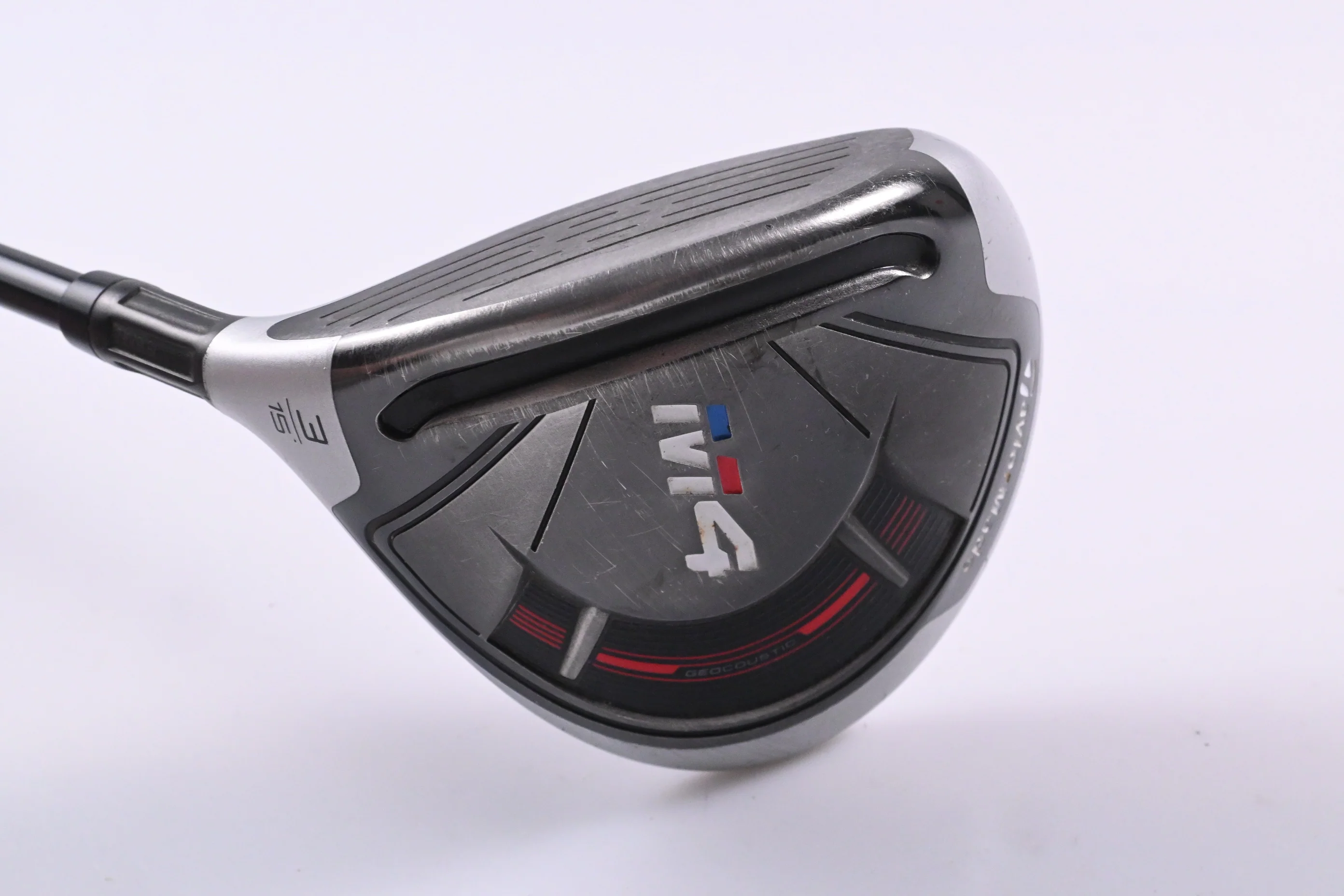 Left Hand Taylormade M4 #3 Wood / 15 Degree / Stiff Flex Fujikura Atmos Red 6 - Image 2