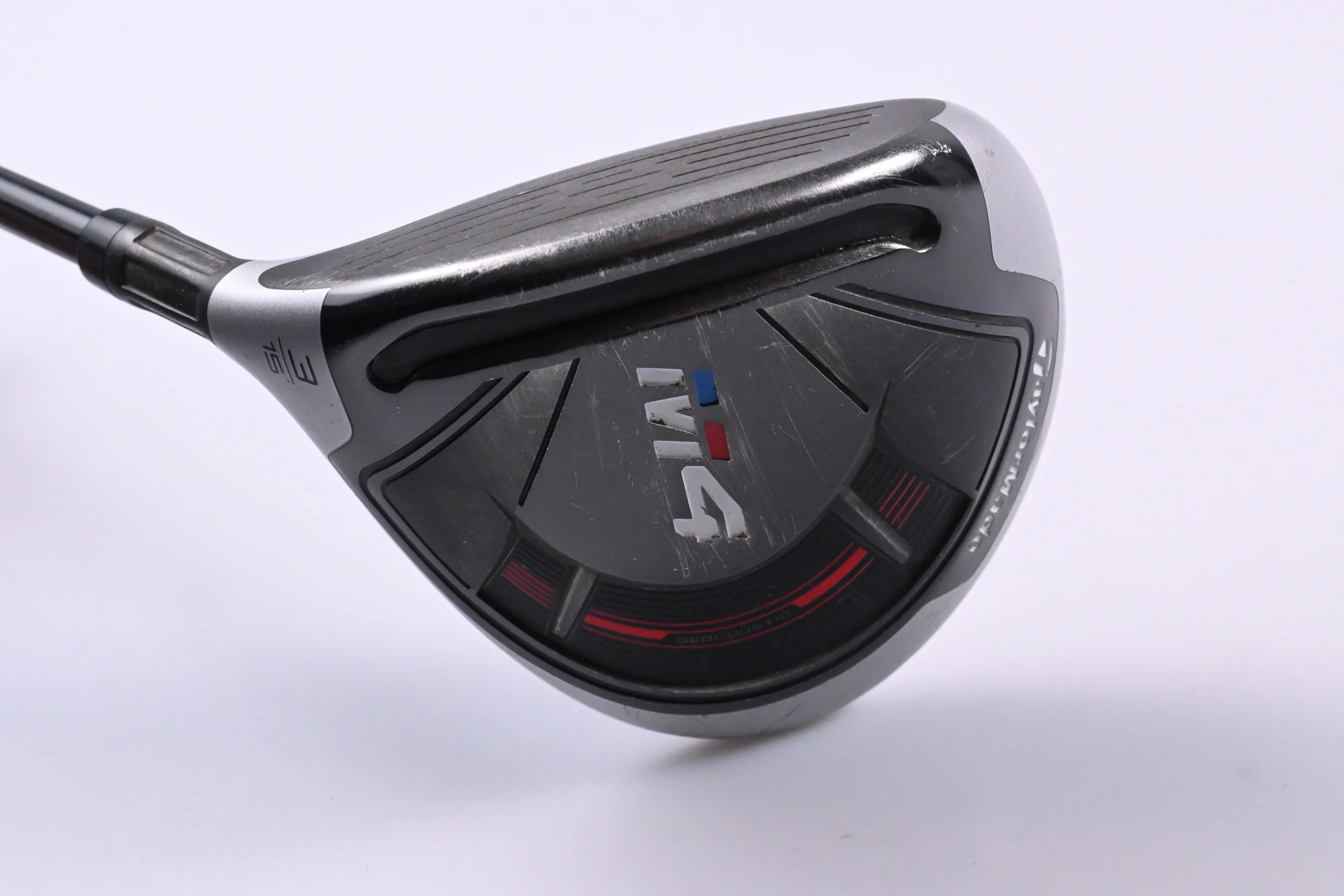 Left Hand Taylormade M4 #3 Wood / 15 Degree / Regular Flex Atmos Red FW 5 Shaft - Image 2