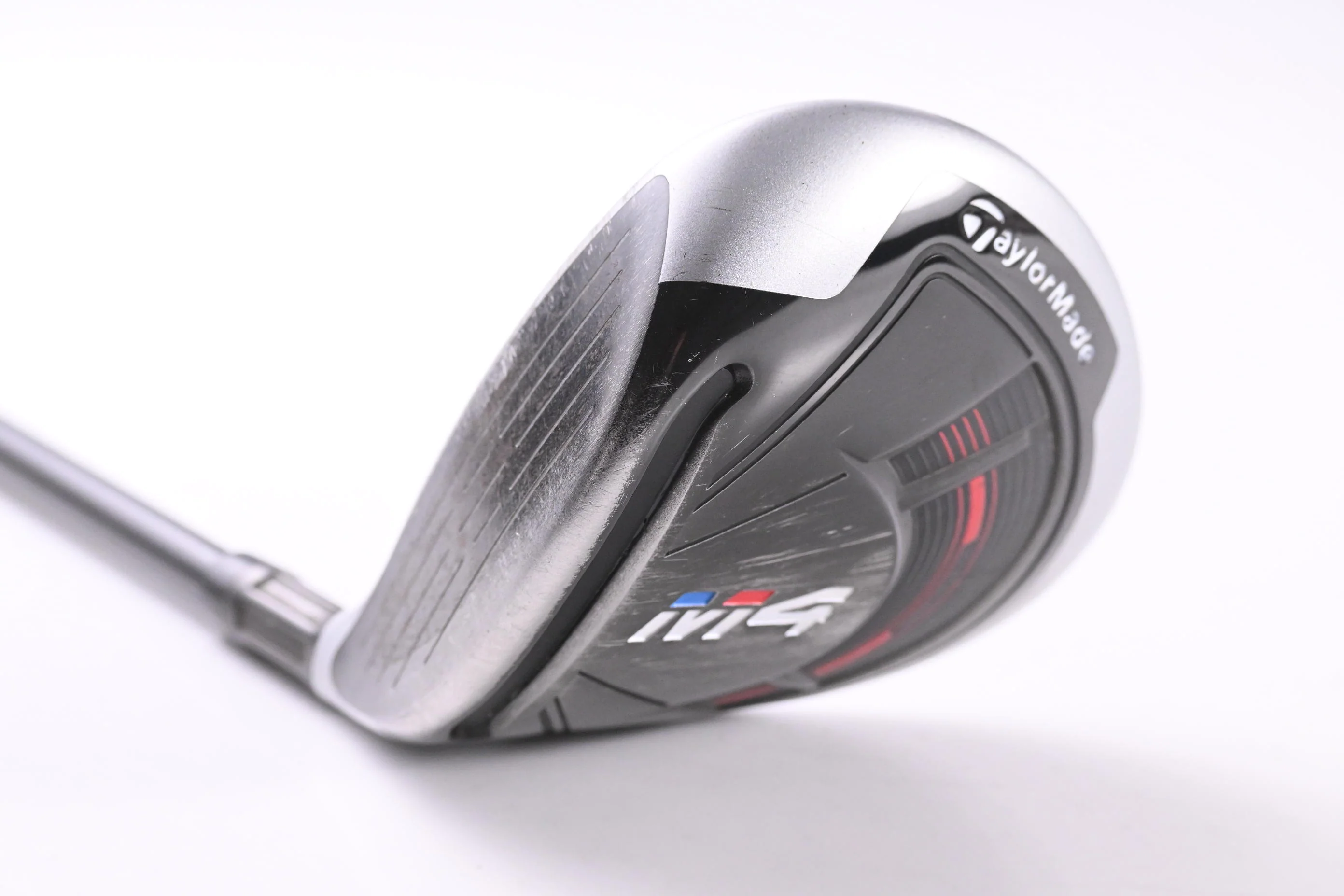 Left Hand Taylormade M4 #3 Wood / 15 Degree / Stiff Flex Atmos Red 6 Shaft