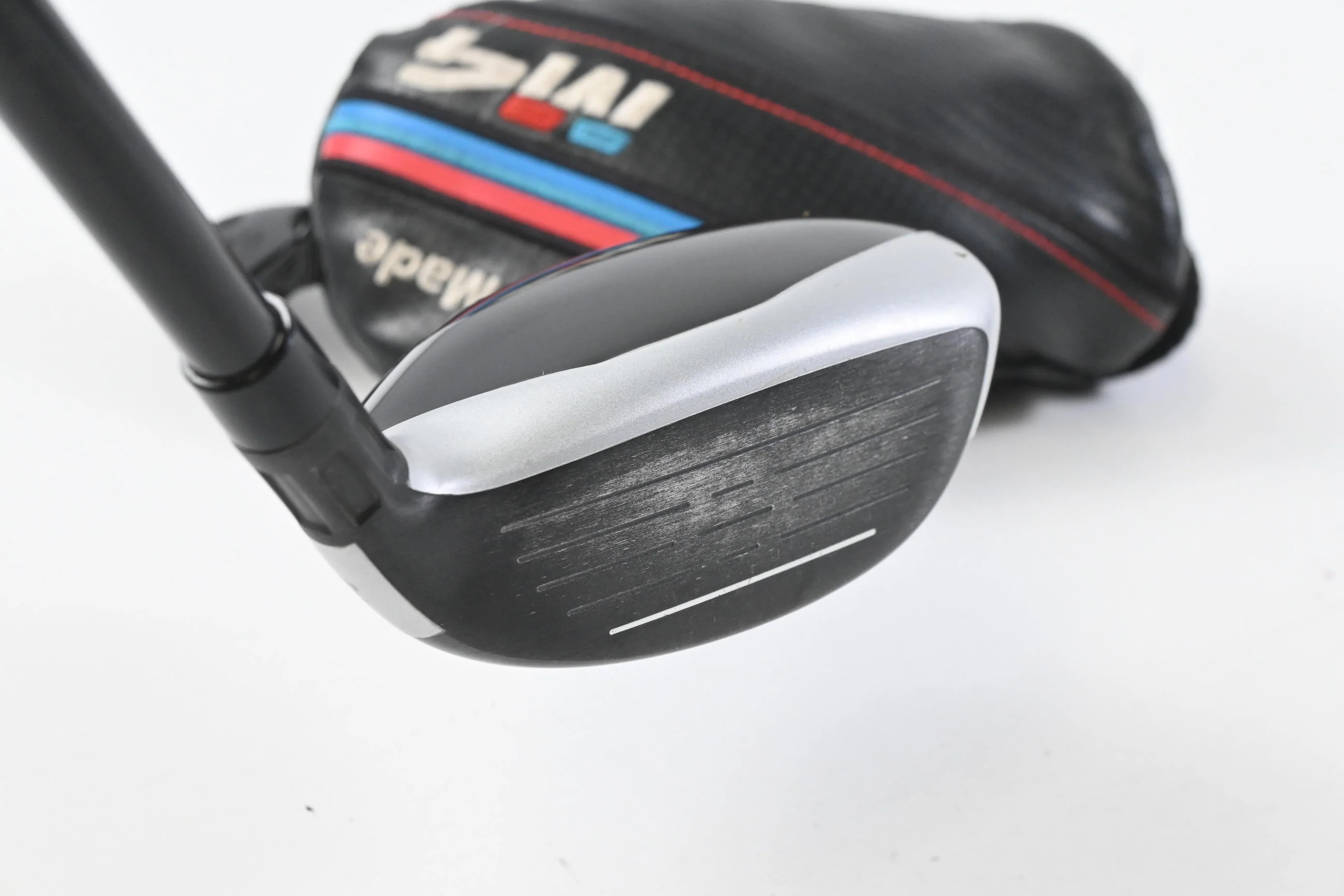Left Hand Taylormade M4 #4 Hybrid / 22 Degree / Stiff Flex Fujikura Atmos Red 7 - Image 4