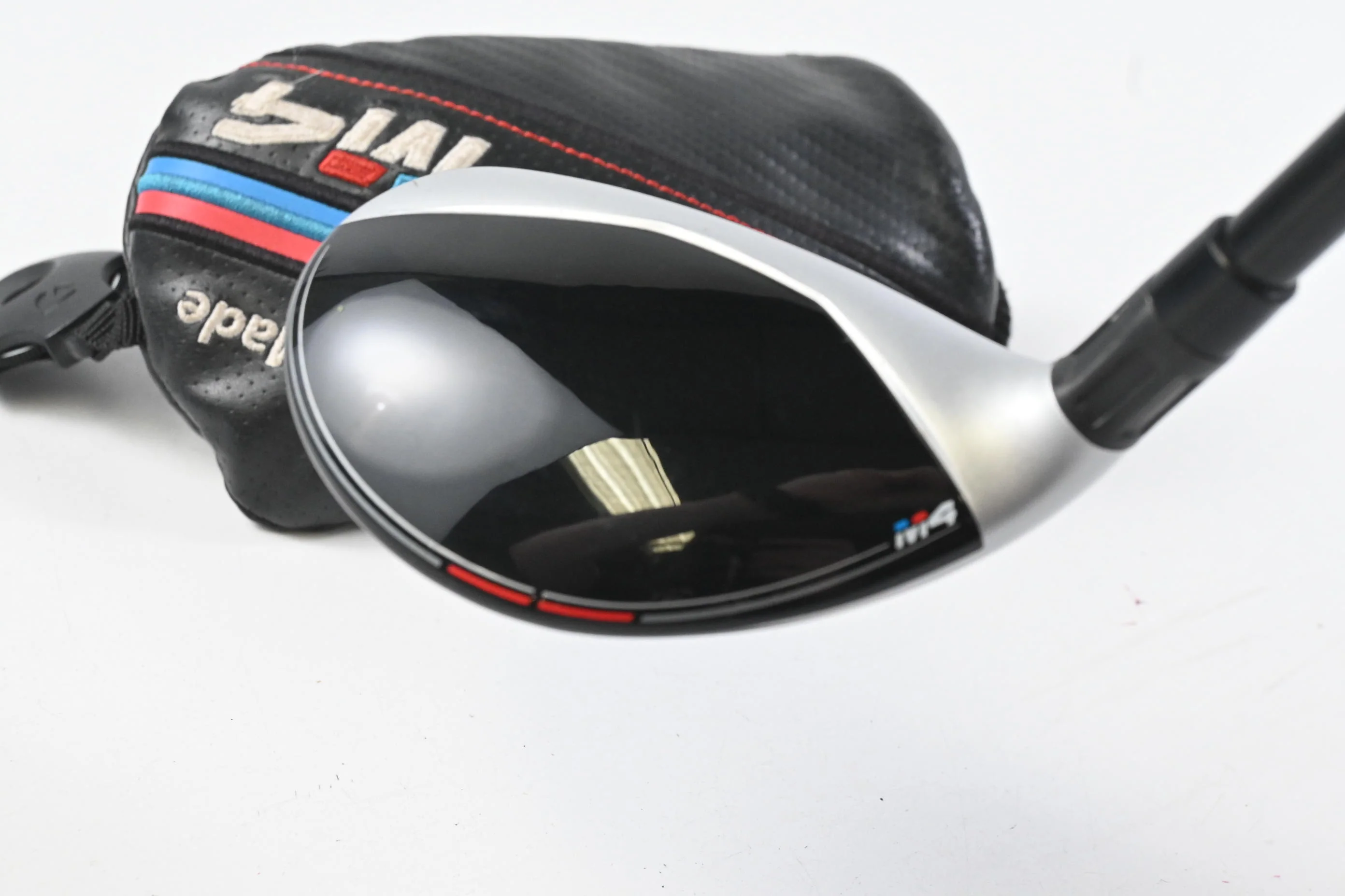 Left Hand Taylormade M4 #4 Hybrid / 22 Degree / Stiff Flex Fujikura Atmos Red 7 - Image 5
