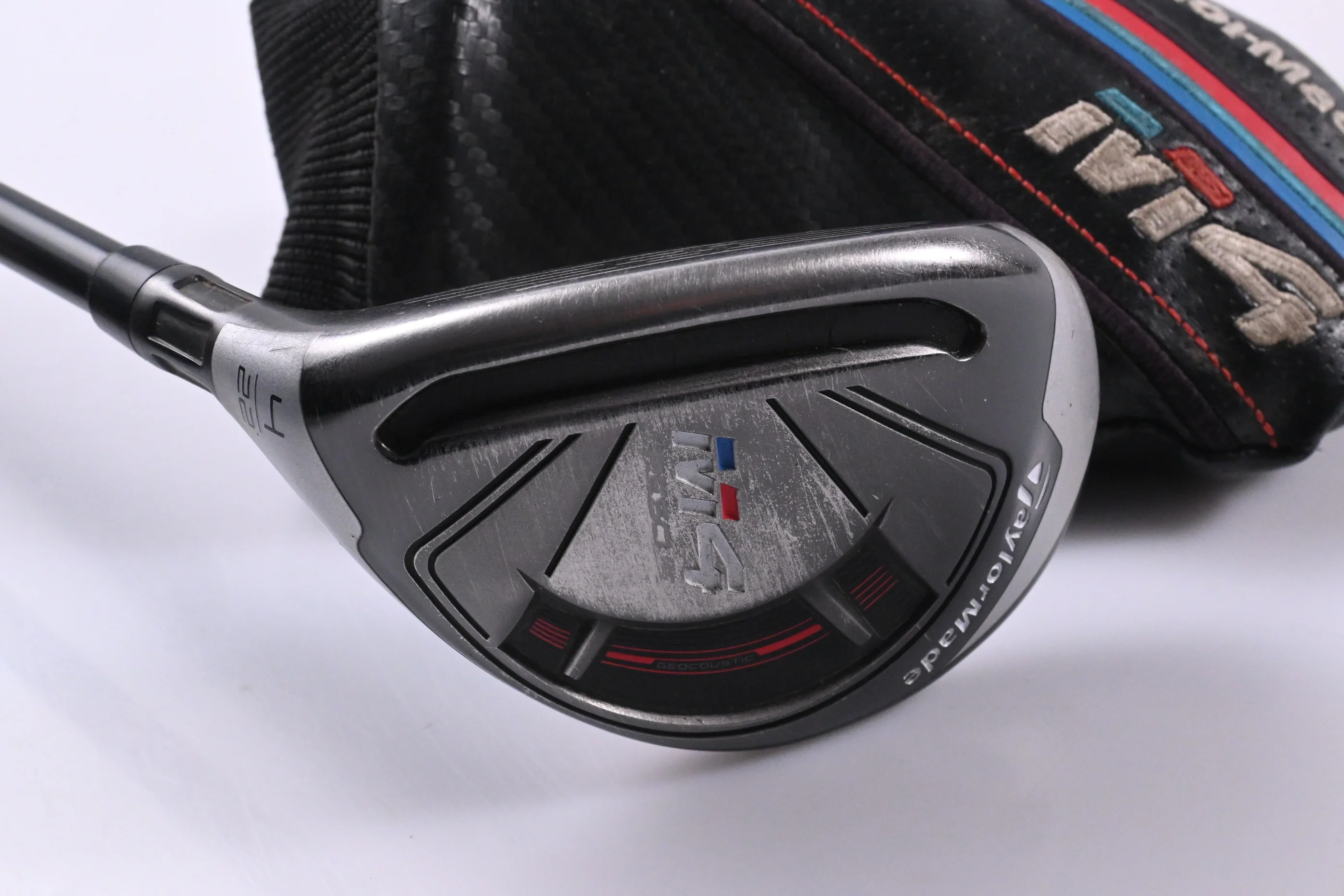 Left Hand Taylormade M4 #4 Hybrid / 22 Degree / Stiff Flex Atmos Red 7 Shaft - Image 2