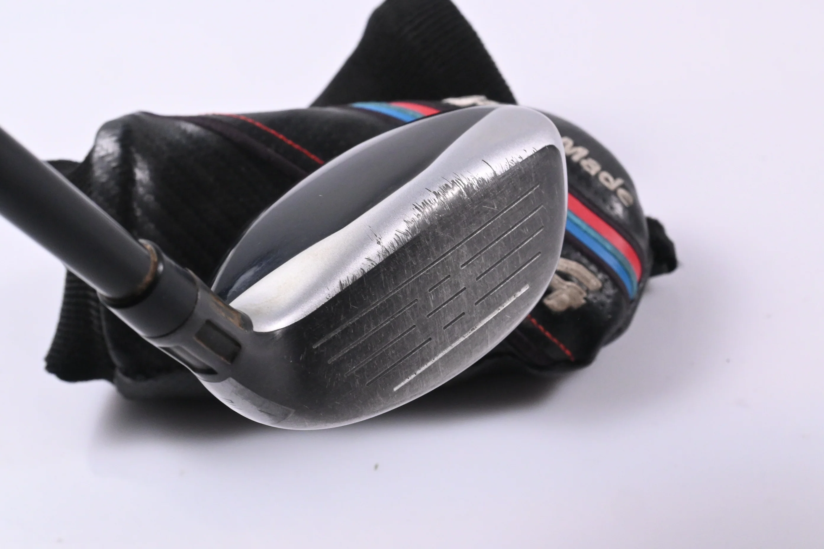 Left Hand Taylormade M4 #4 Hybrid / 22 Degree / Stiff Flex Atmos Red 7 Shaft - Image 4