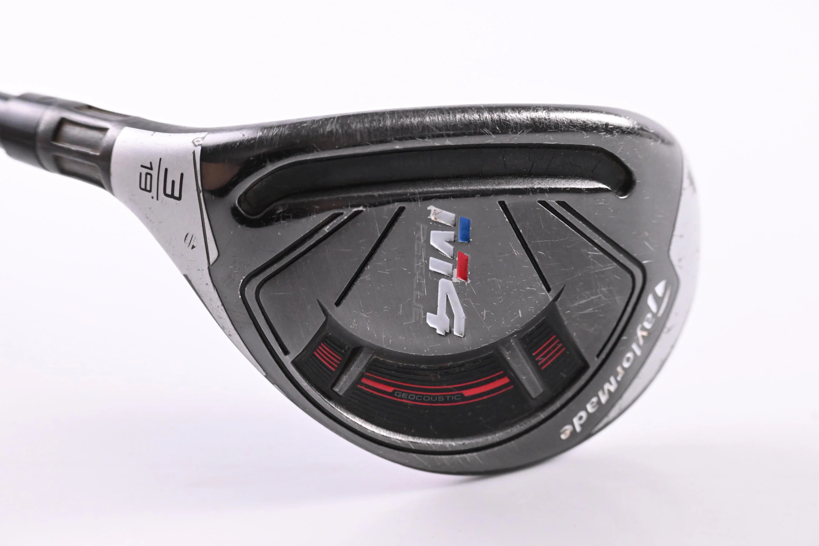 Left Hand Taylormade M4 #3 Hybrid / 19 Degree / Regular Flex Fujikura Atmos Red - Image 2