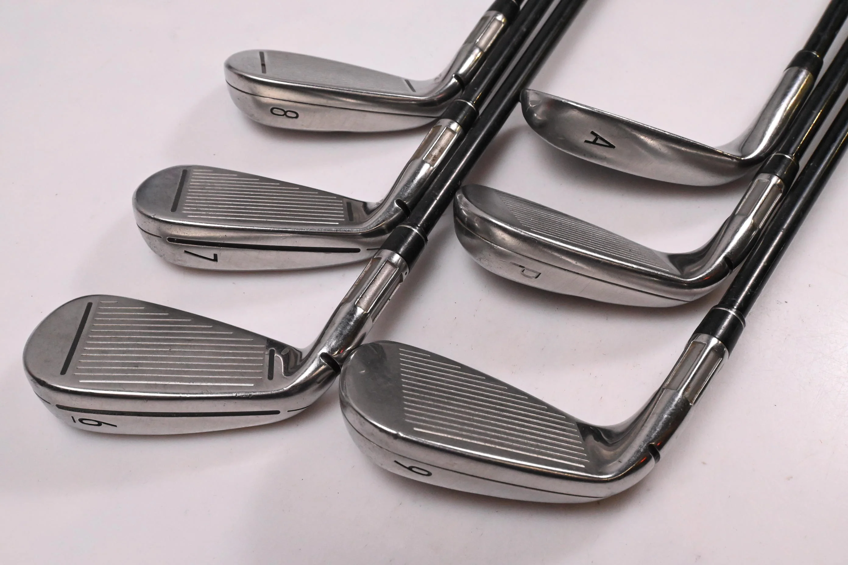 Taylormade M4 Irons / 6-PW+GW / Senior Flex Fujikura Atmos Red 5 Shafts - Image 5