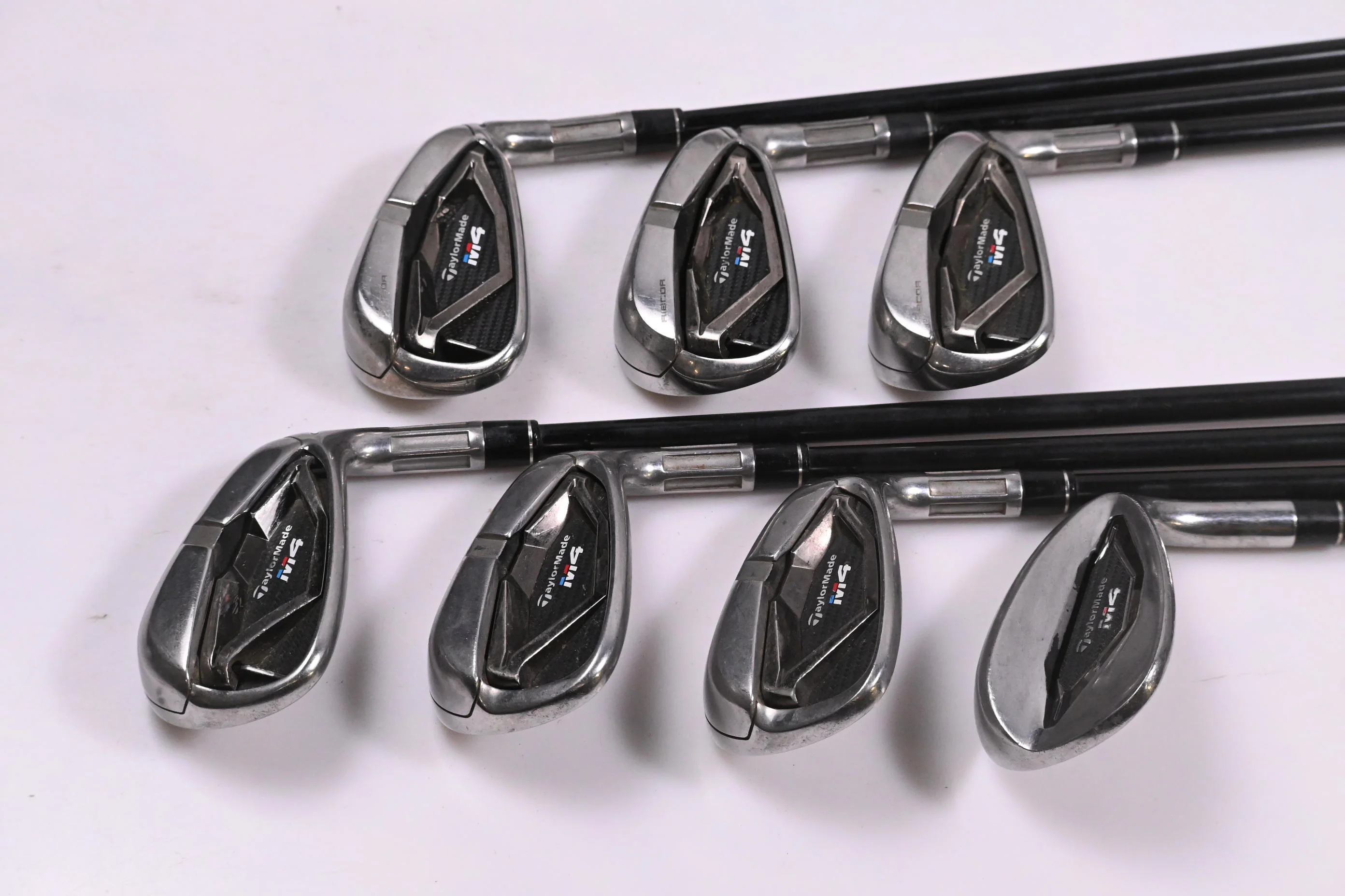 Taylormade M4 Irons / 5-PW+SW / Senior Flex Fujikura Atmos Red 5 Shafts - Image 2