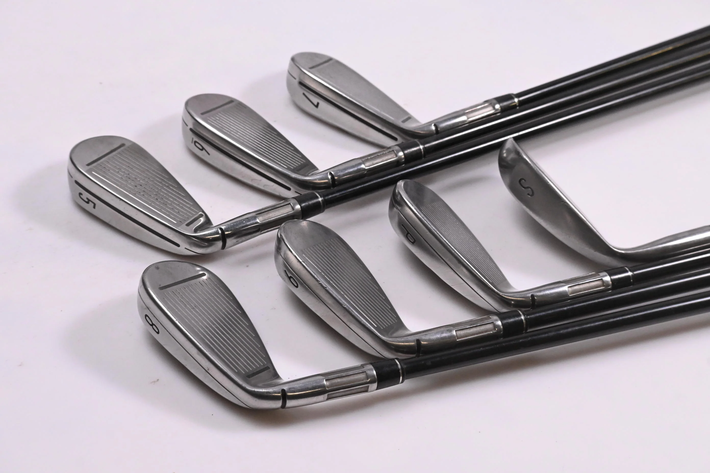 Taylormade M4 Irons / 5-PW+SW / Senior Flex Fujikura Atmos Red 5 Shafts - Image 4