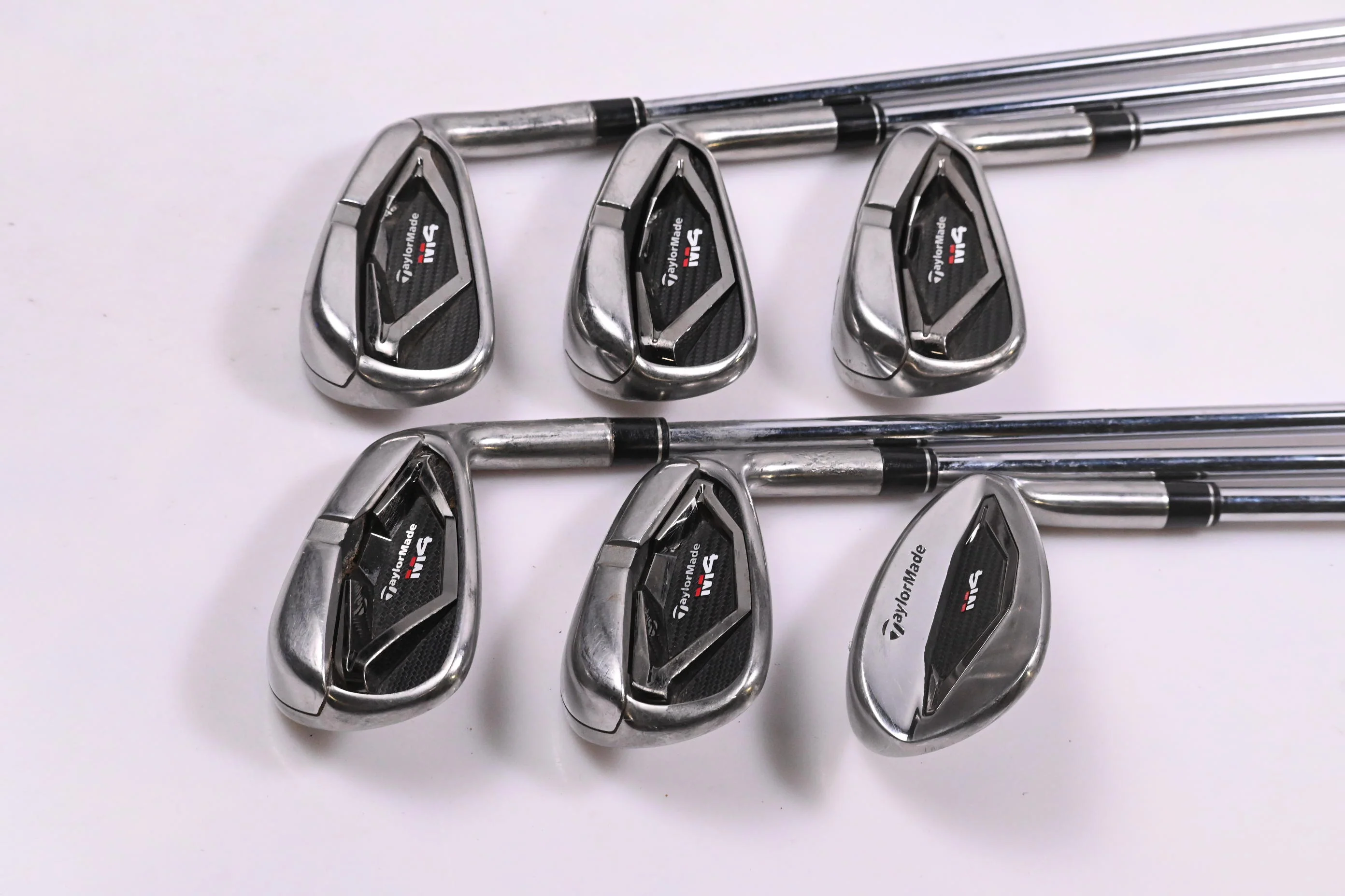 Taylormade M4 Irons / 5-9i+SW / Regular Flex KBS MAX 85 Shafts - Image 2