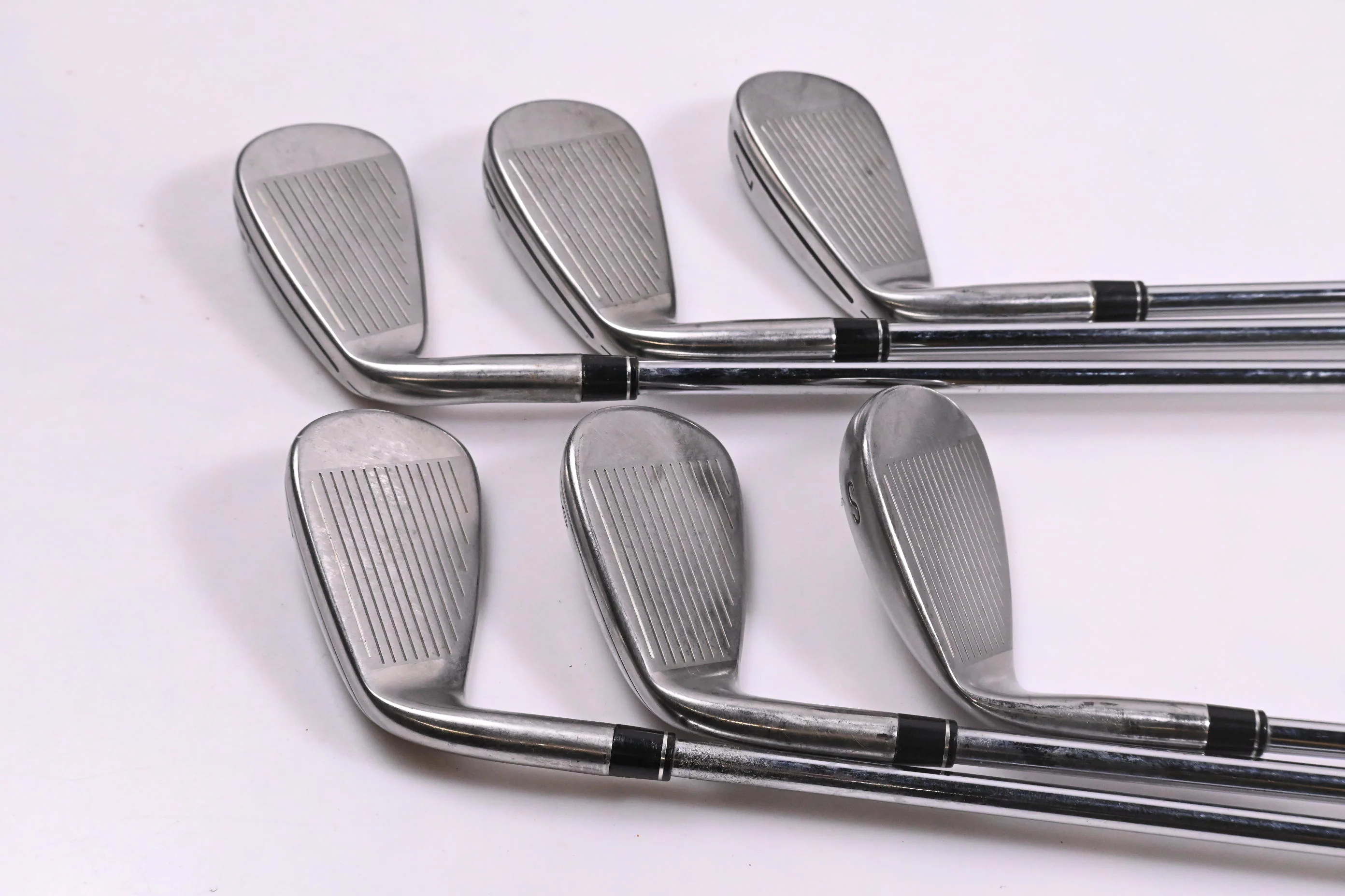 Taylormade M4 Irons / 5-9i+SW / Regular Flex KBS MAX 85 Shafts - Image 3