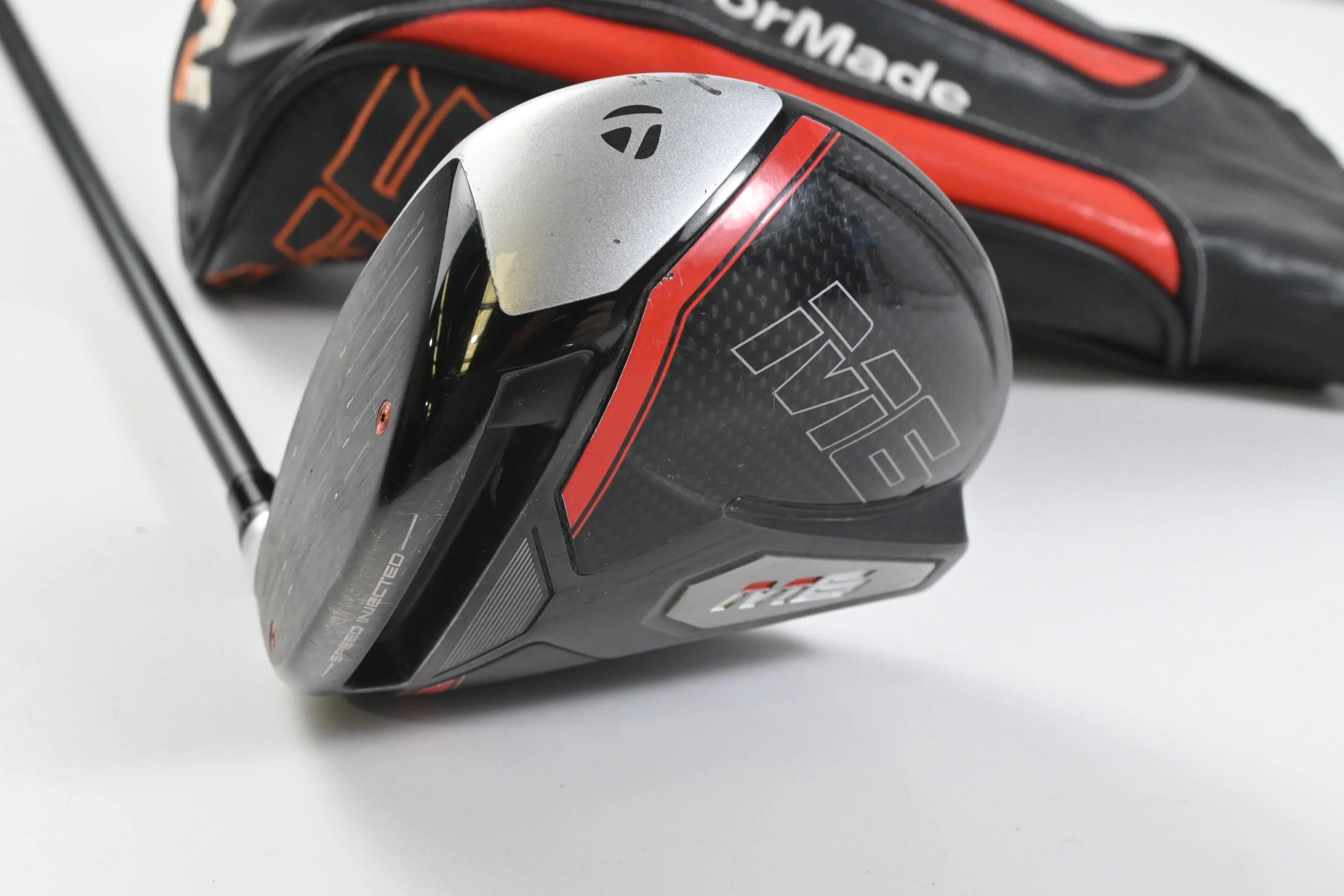 Left Hand Taylormade M6 Driver / 10.5 Degree / Stiff Flex HZRDUS Smoke Black 70