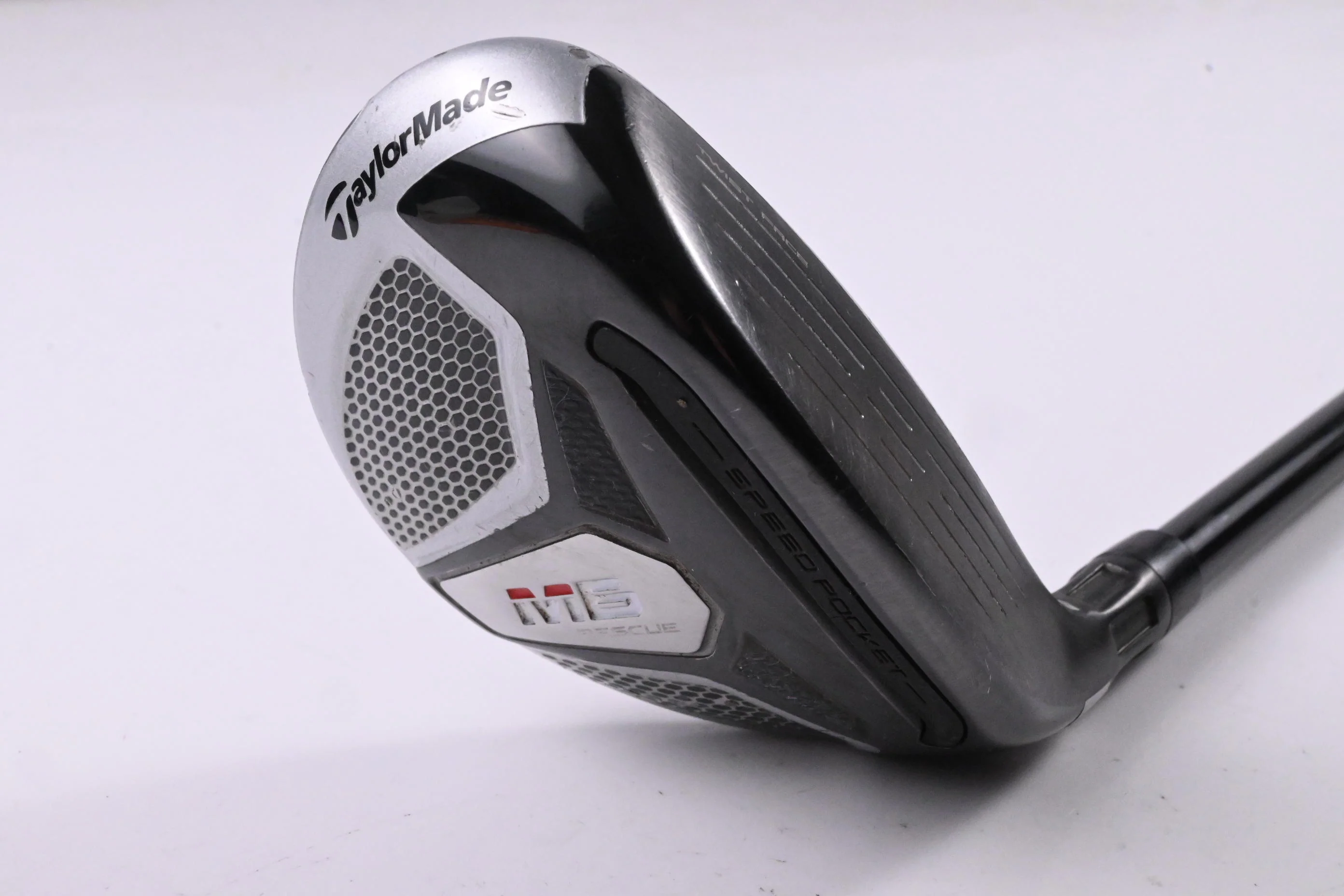 Taylormade M6 #4 Hybrid / 22 Degree / Regular Flex Fujikura Atmos Orange 6 Shaft