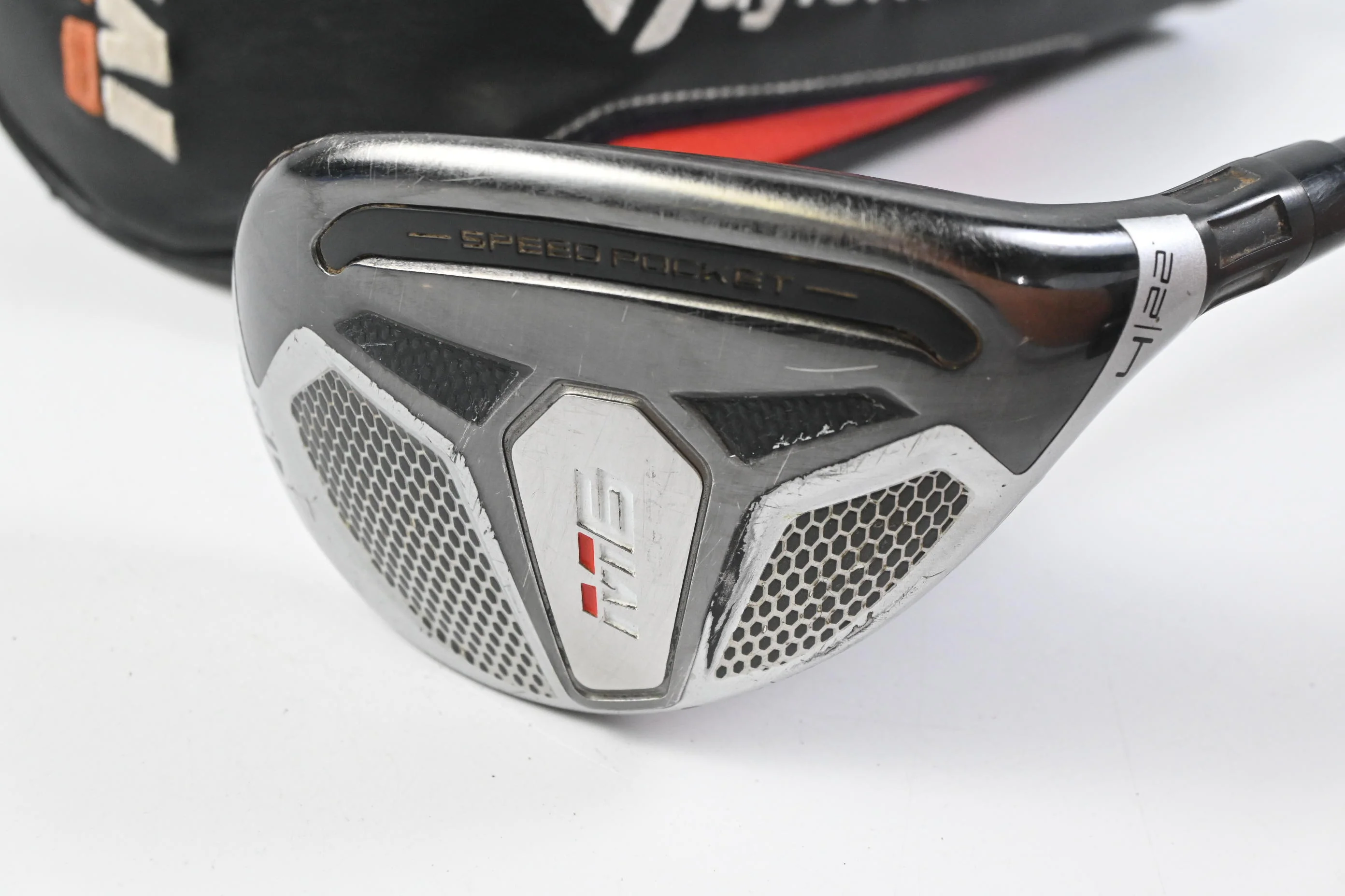 Taylormade M6 #4 Hybrid / 22 Degree / Regular Flex Fujikura Atmos Orange 6 - Image 2