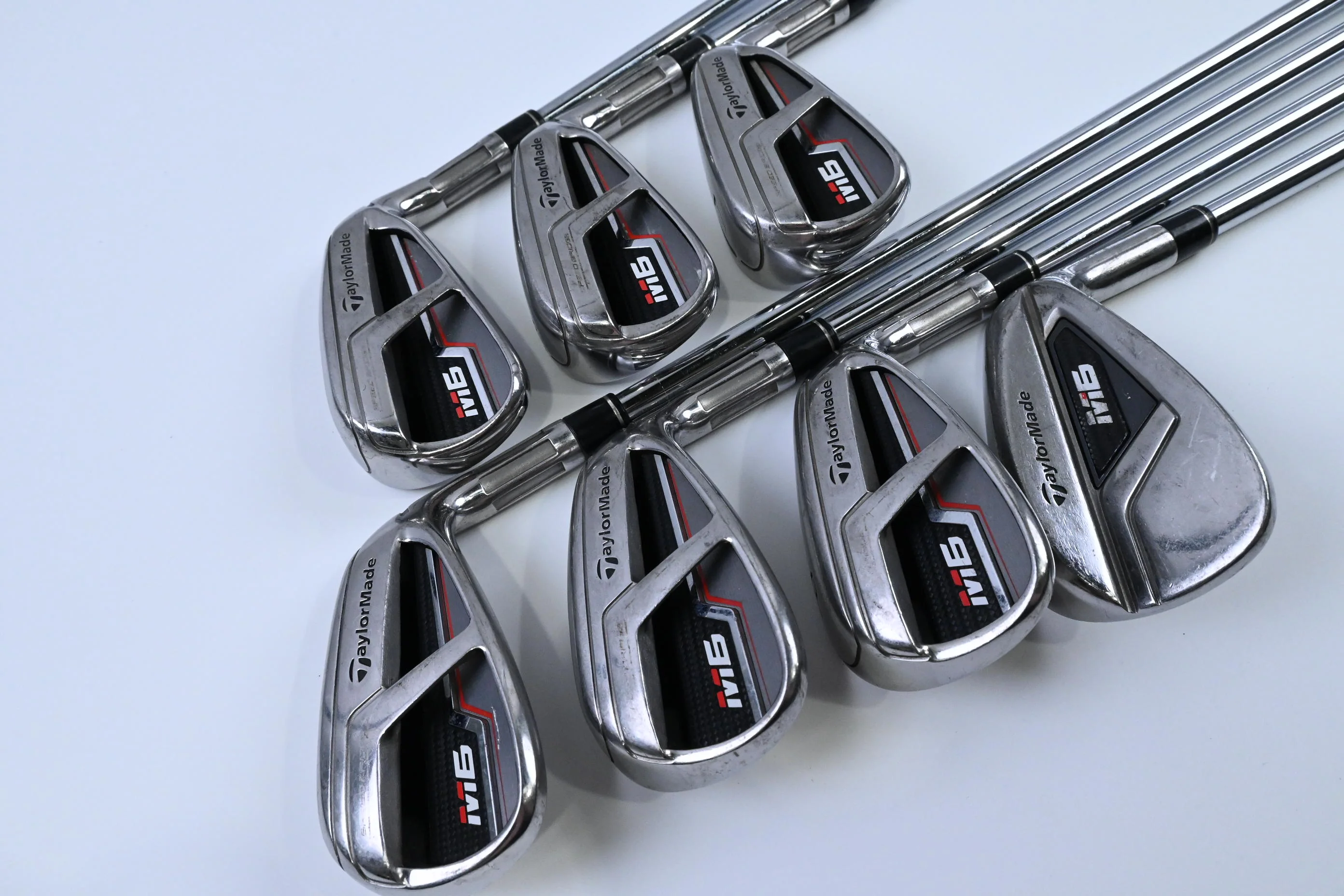 Taylormade M6 Irons / 5-PW+AW / Regular Flex KBS Max 85 Shafts - Image 2