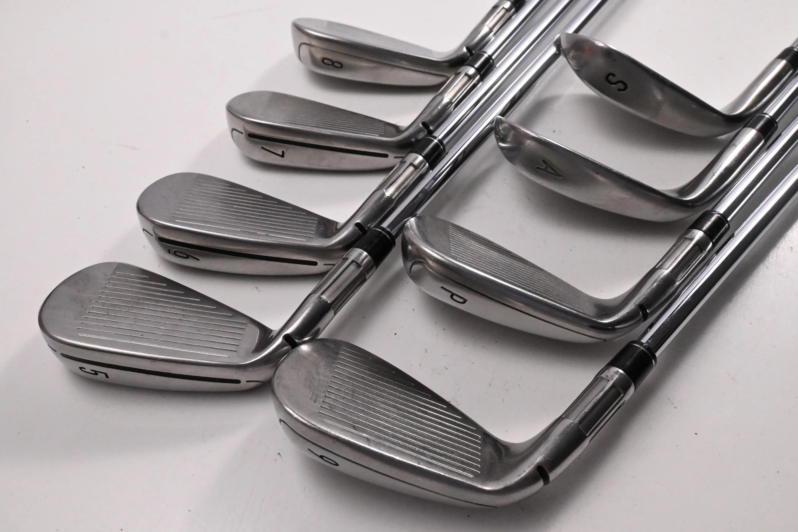 Taylormade M6 Irons / 5-PW+AW+SW / Regular Flex KBS Max 85 Shafts - Image 4