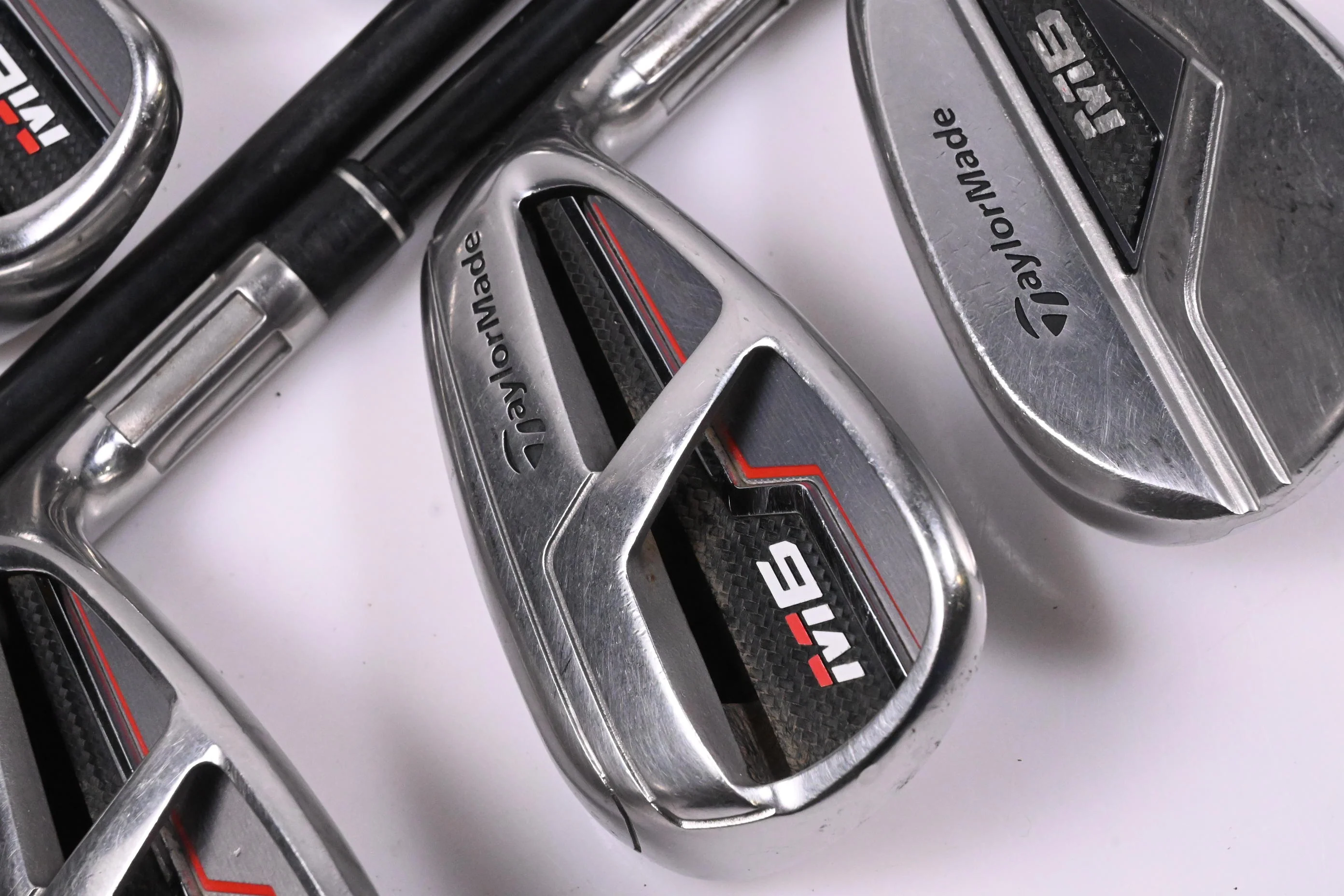 Taylormade M6 Irons / 5-PW+SW / Senior Flex Fujikura Atmos Orange 5 Shafts