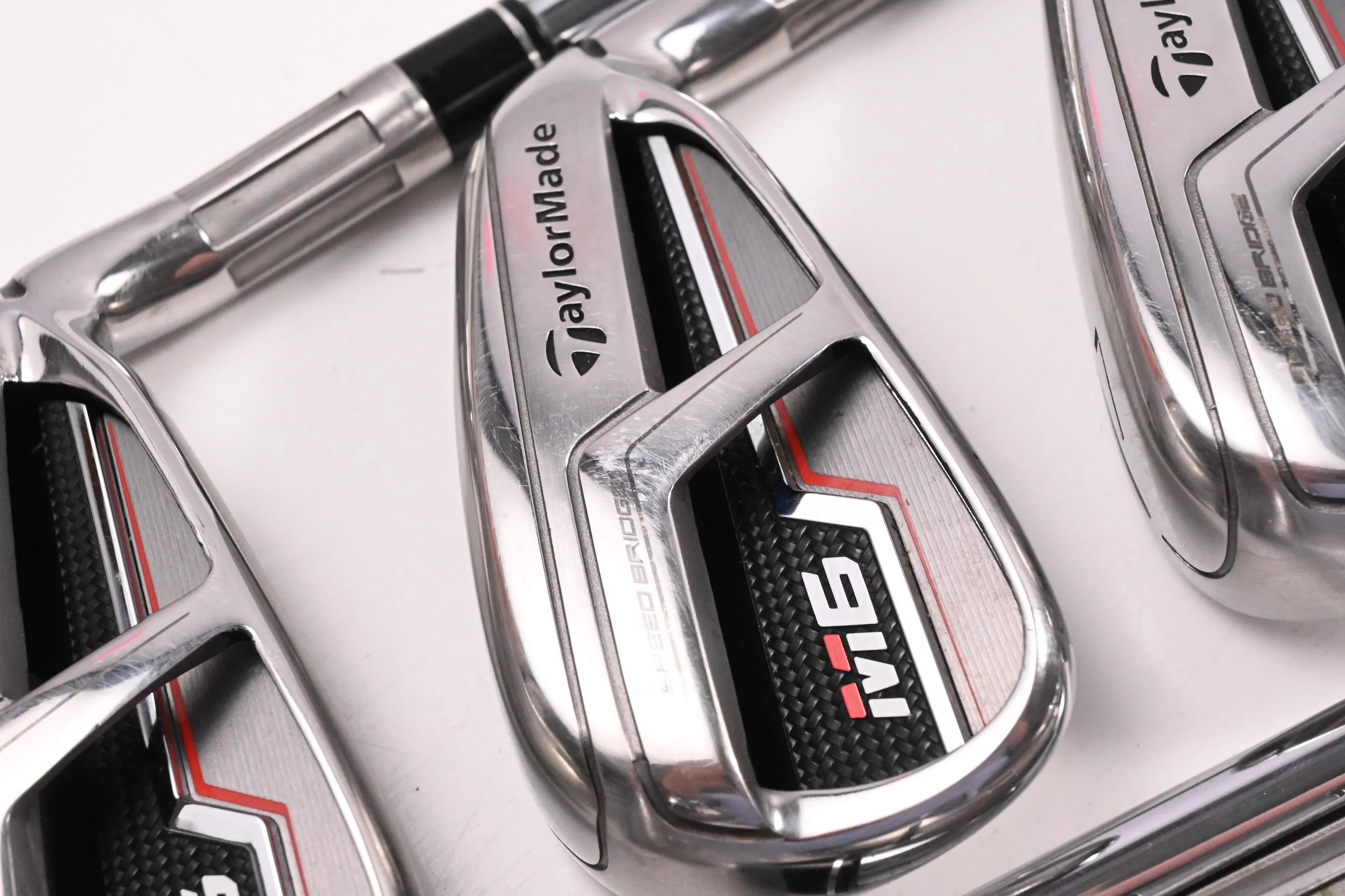Taylormade M6 Irons / 5-PW+AW / Regular Flex True Temper XP 100 R300 Shafts