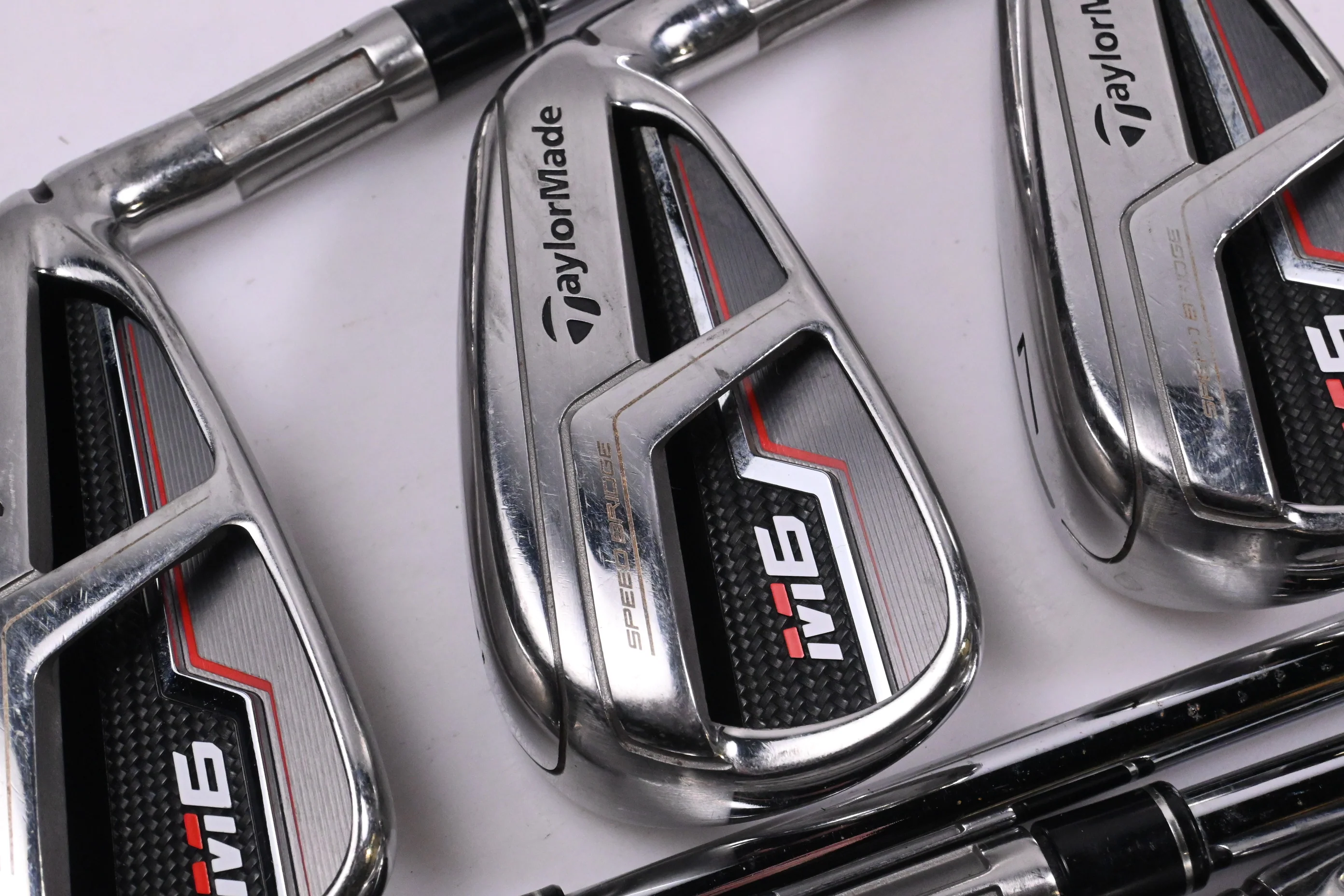 Taylormade M6 Irons / 5-PW+SW / Regular Flex KBS MAX 85 Shafts