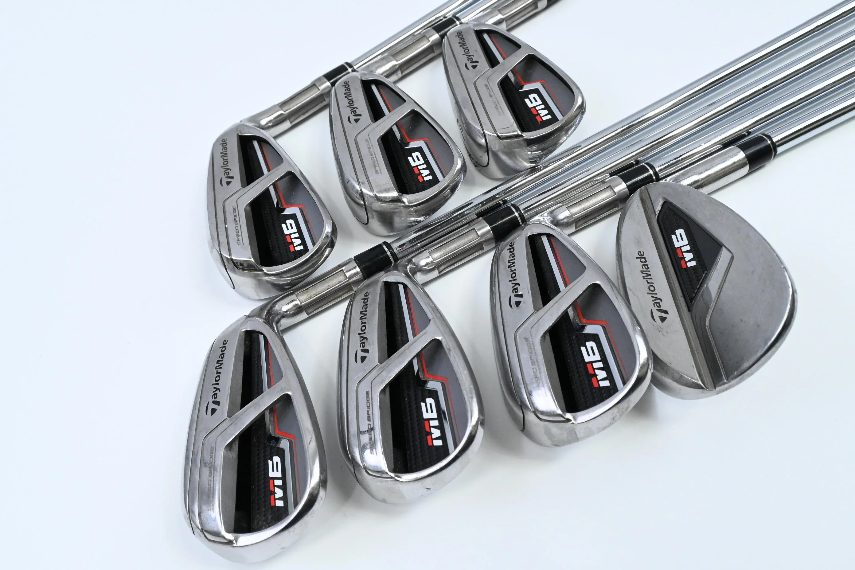 Taylormade M6 Irons / 5-PW+SW / Regular Flex KBS Max 85 Shafts - Image 2