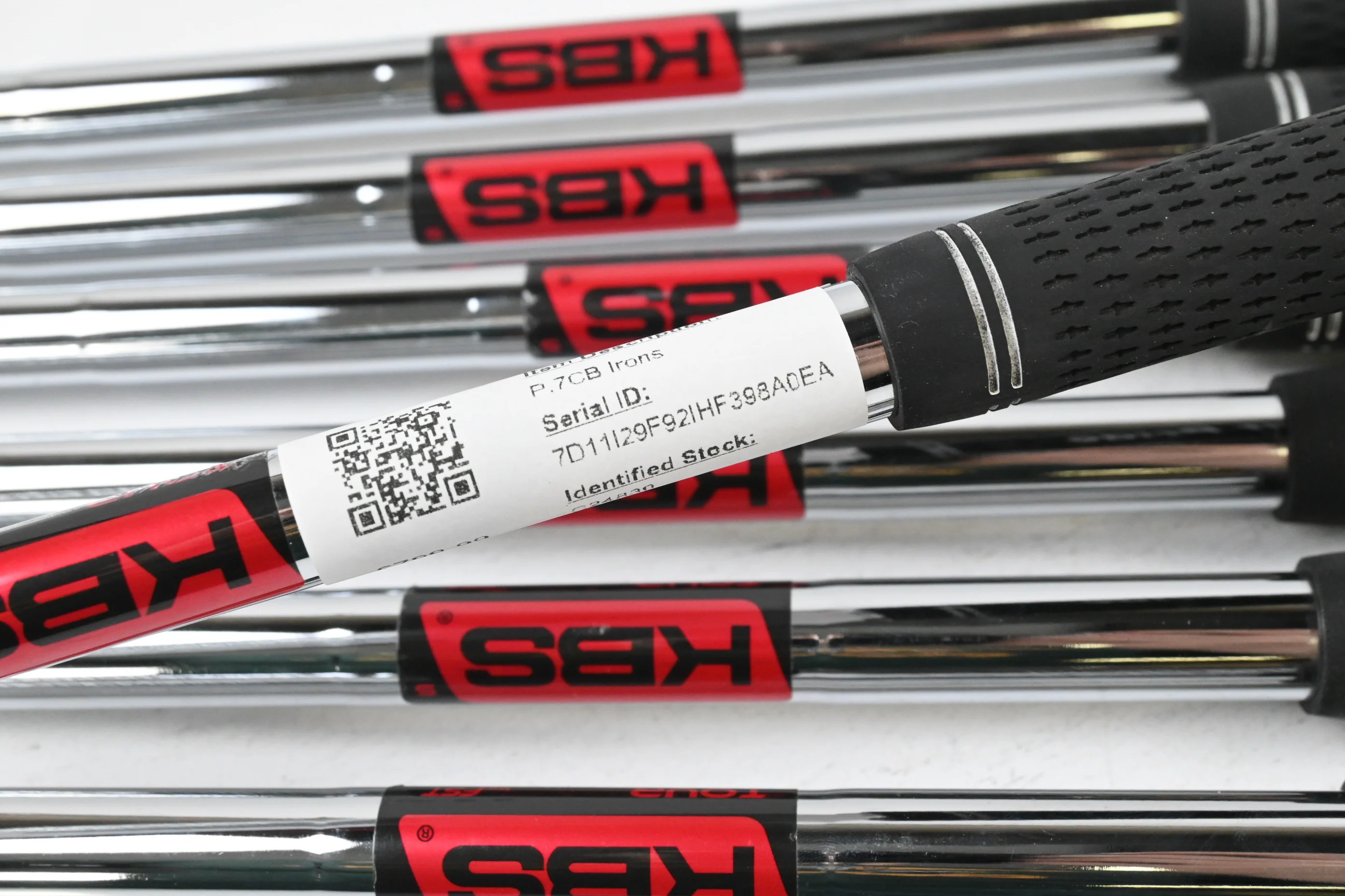 Taylormade P.7CB Irons / 4-PW / Stiff Flex KBS Tour Shafts - Image 6