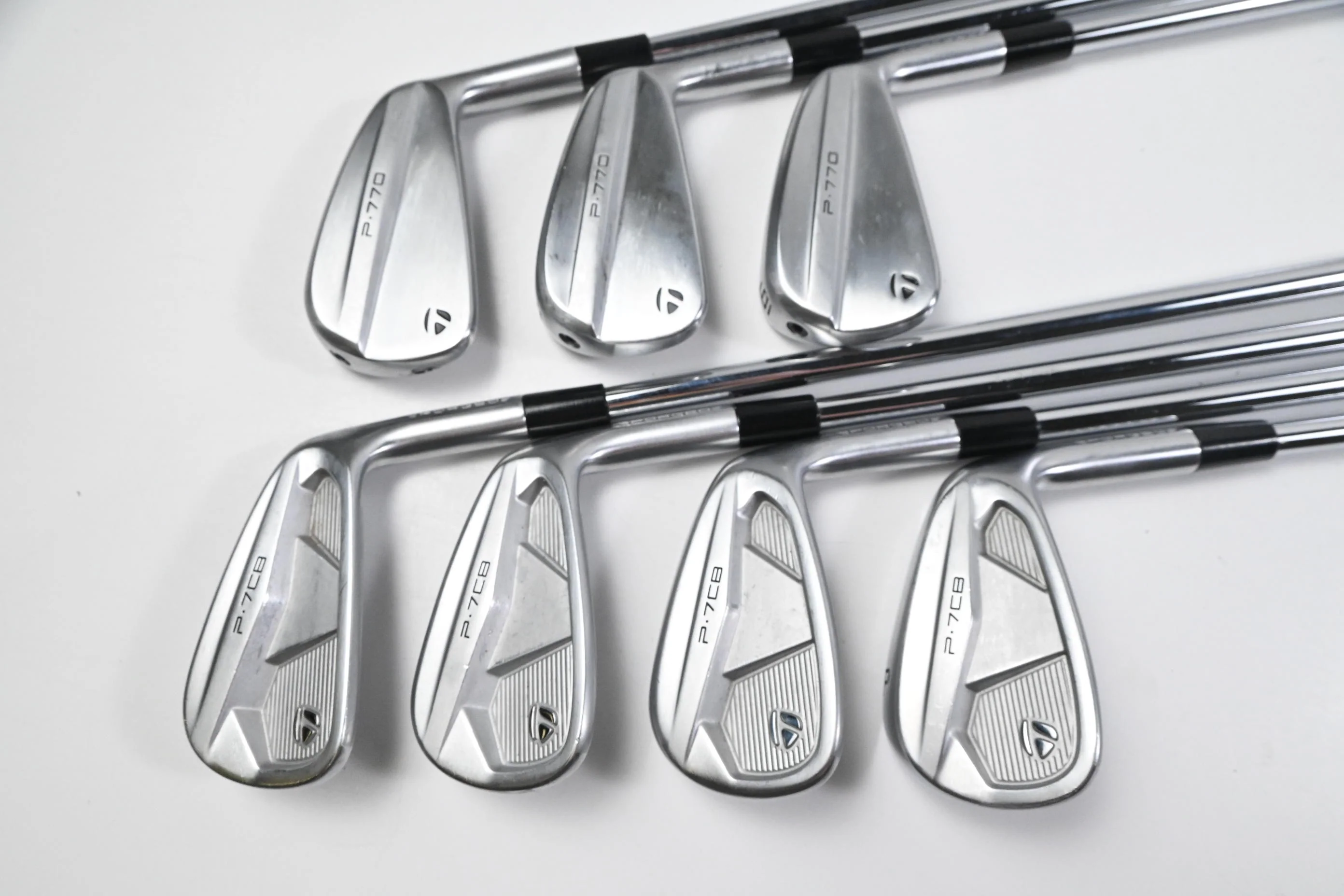 Taylormade P.7CB / P.770 2024 Combo Irons / 4-PW / X-Flex Project X Rifle Shafts - Image 2