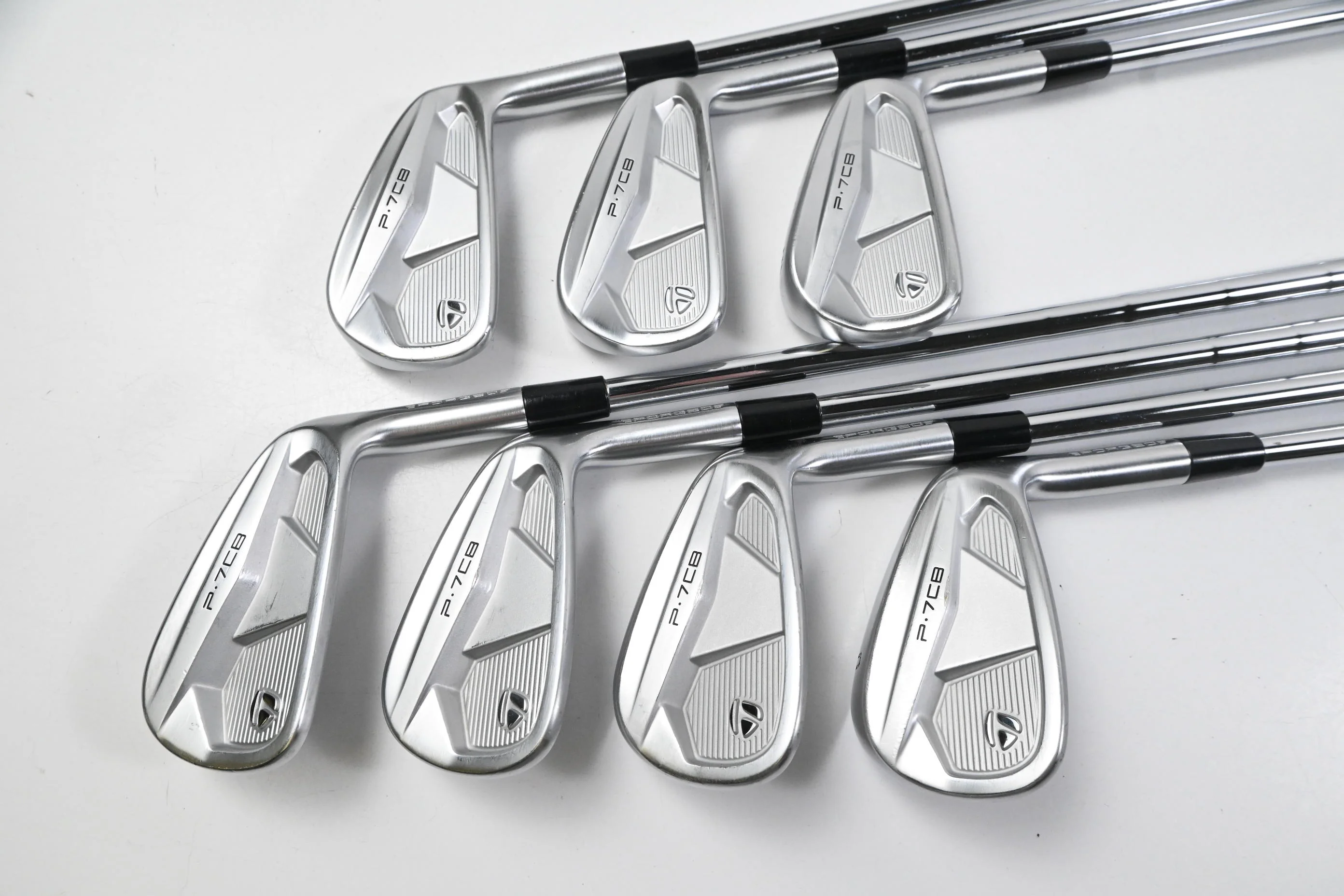 Taylormade P.7CB Irons / 4-PW / Stiff Flex KBS Tour Shafts - Image 2