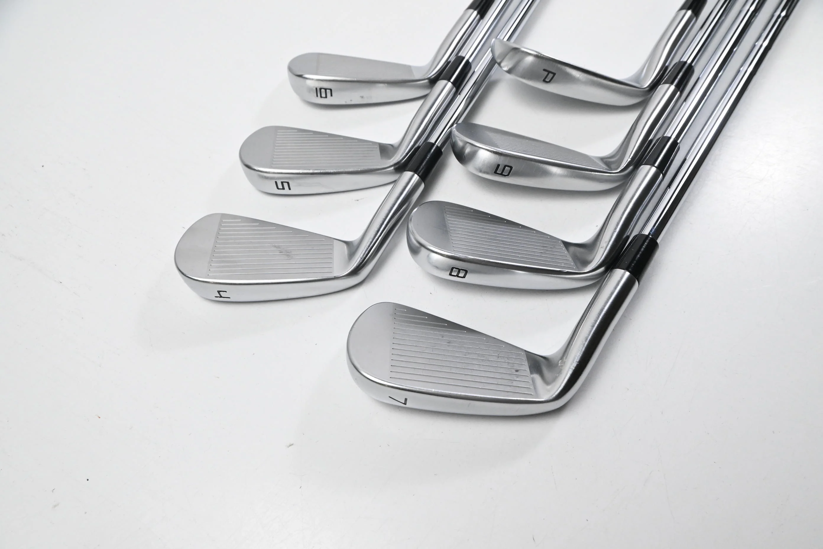 Taylormade P.7CB Irons / 4-PW / Stiff Flex KBS Tour Shafts - Image 4