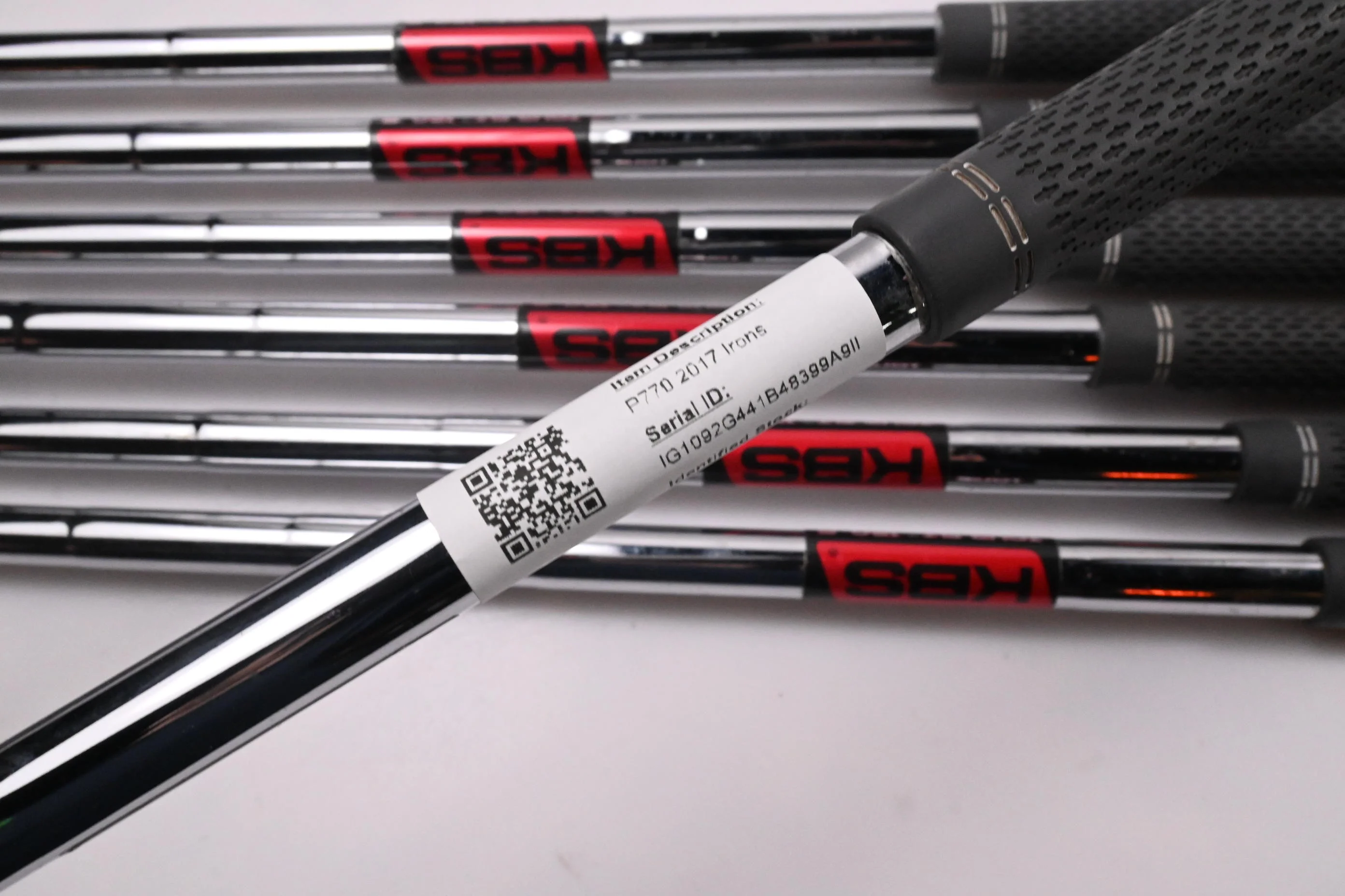 Taylormade P770 2017 Irons / 4-PW / Stiff Flex KBS Tour FLT 120 Shafts - Image 6