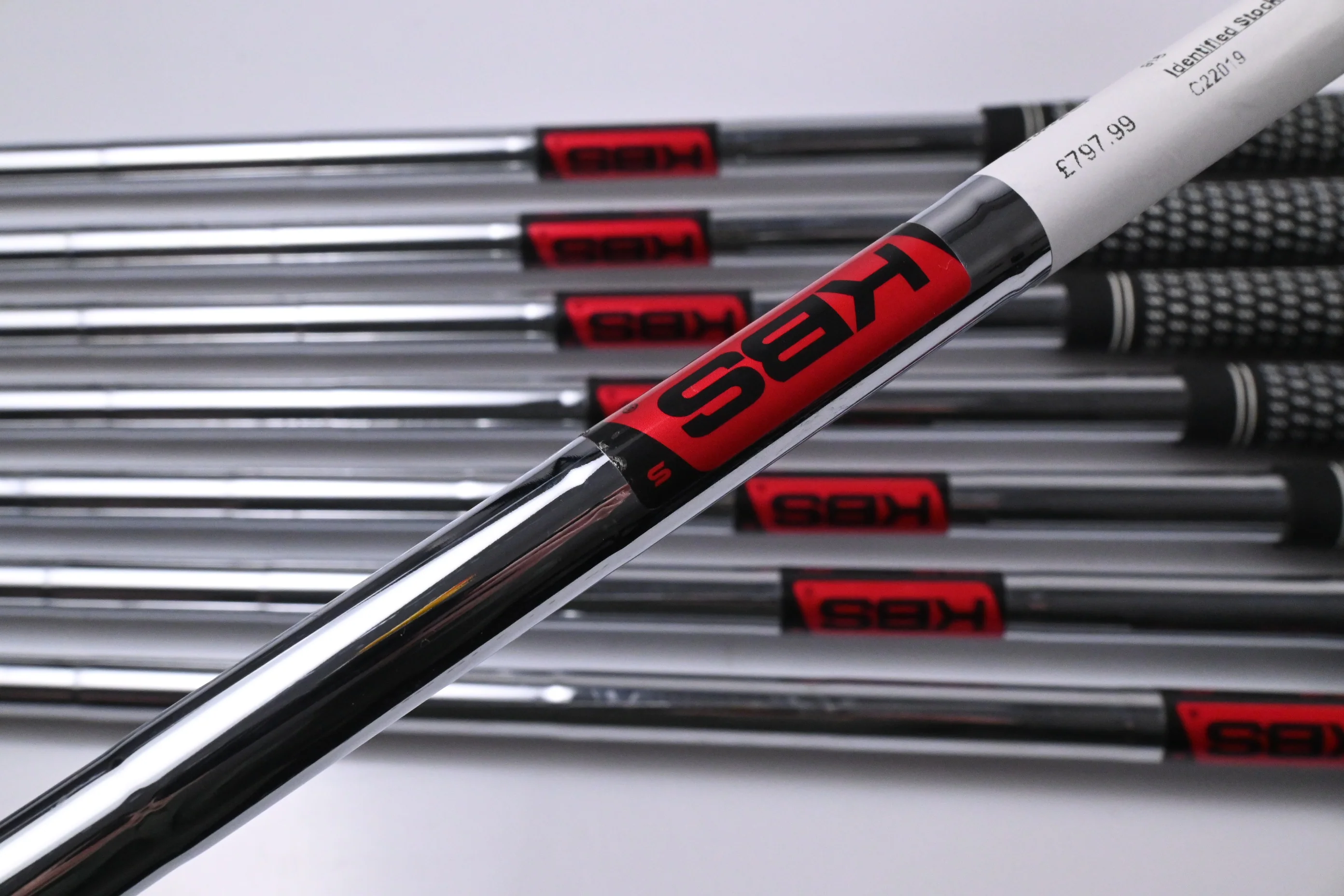Taylormade P770 2023 Irons / 3-PW / Stiff Flex KBS Tour Shafts - Image 5