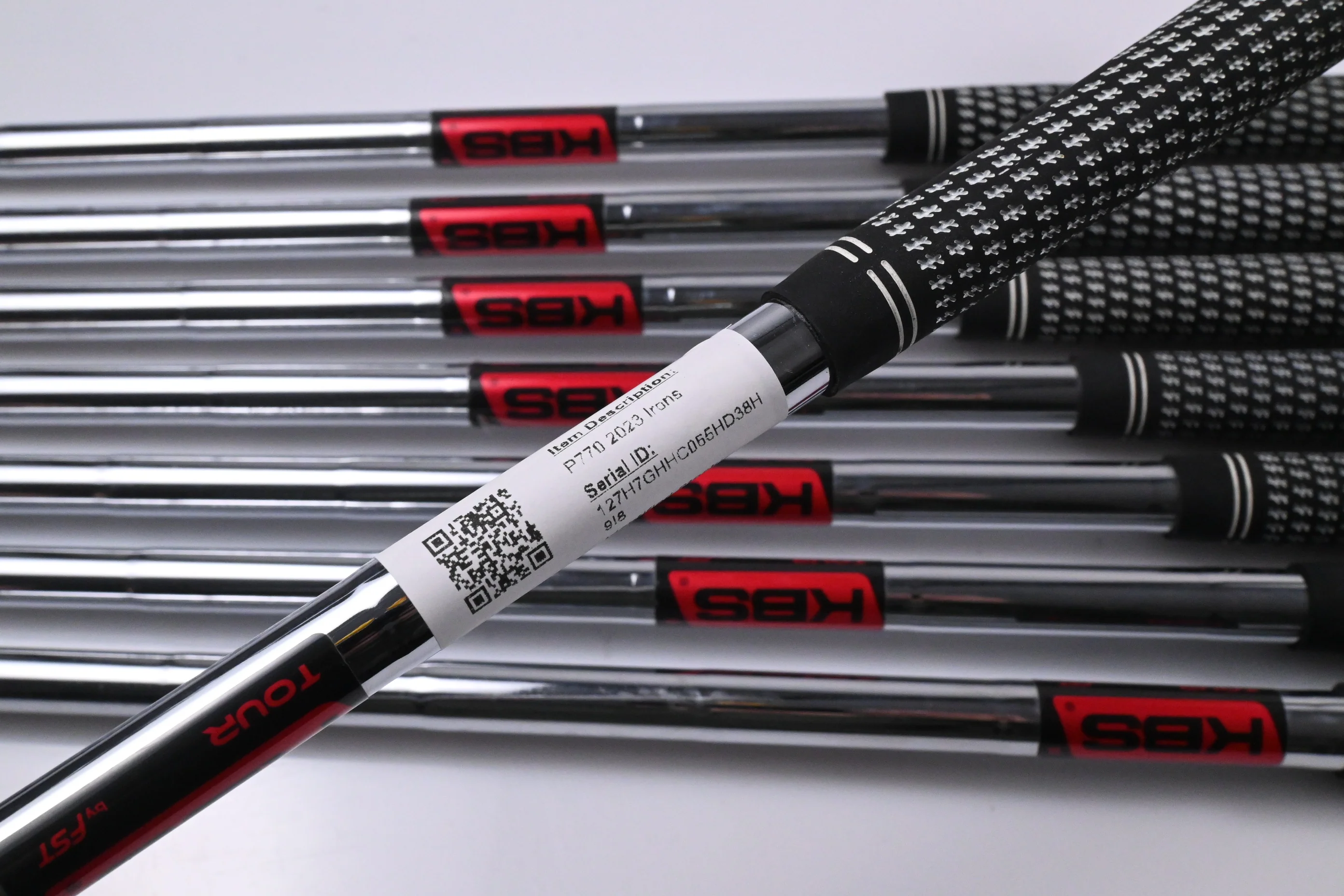 Taylormade P770 2023 Irons / 3-PW / Stiff Flex KBS Tour Shafts - Image 6