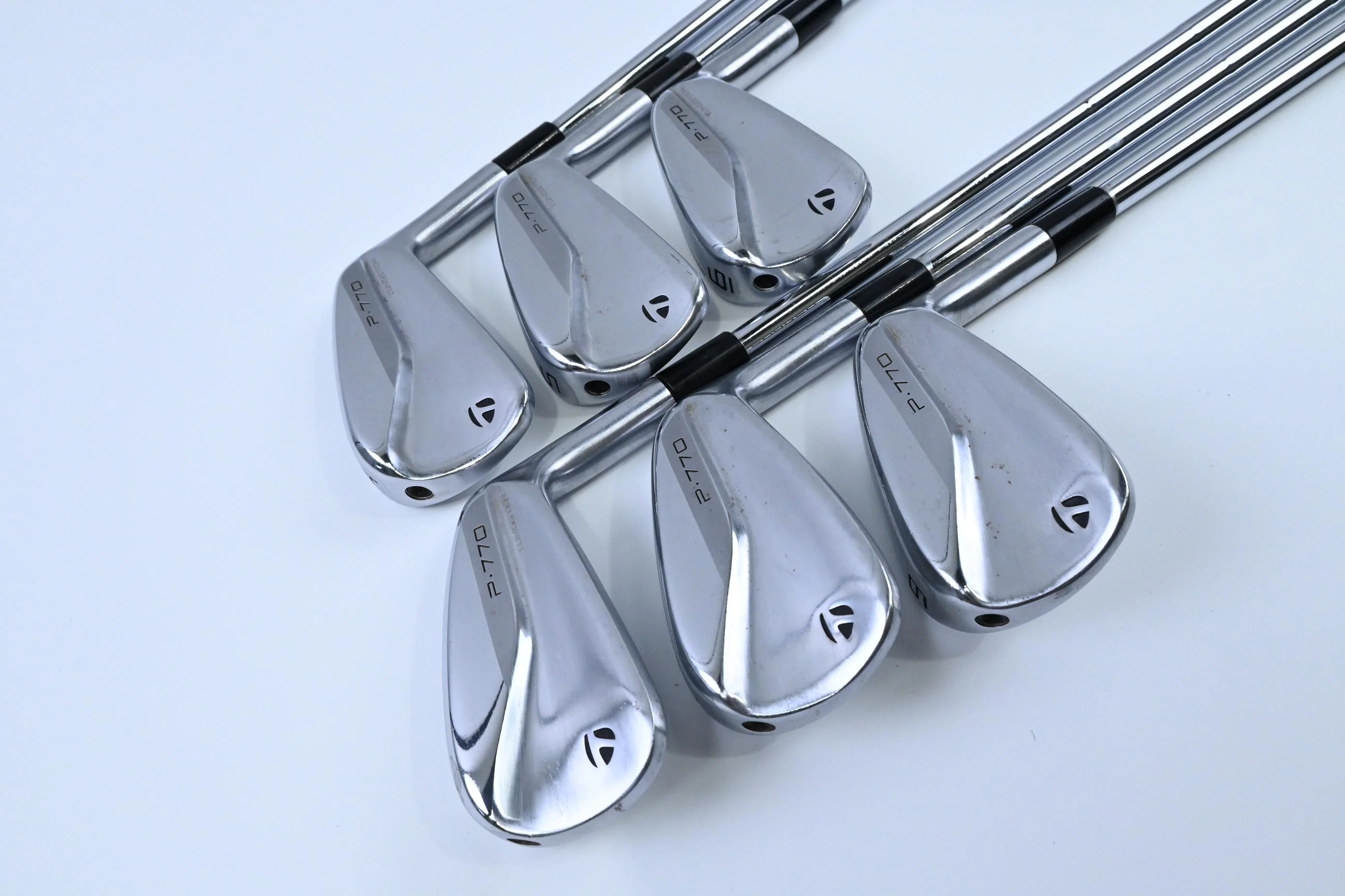 Taylormade P770 2023 Irons / 4-9 / X-Flex Dynamic Gold X100 Shafts - Image 2