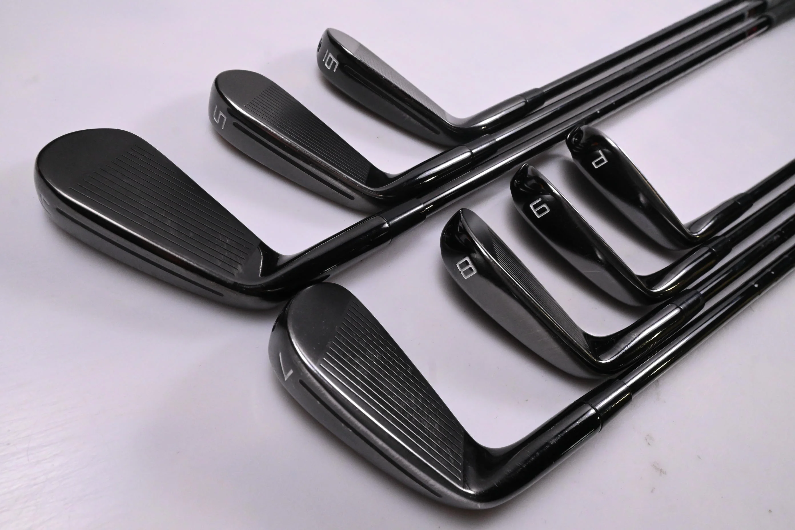Taylormade P770 2023 Phantom Black Irons / 4-PW / Stiff Flex KBS Tour Shafts - Image 4