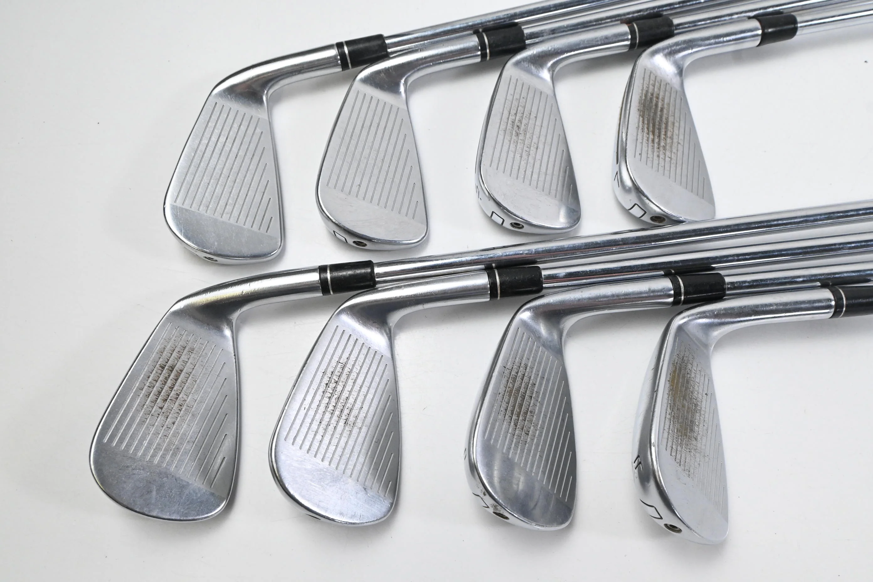 Left Hand Taylormade P790 2017 Irons / 4-PW+GW / Regular Flex Dynamic Gold R300 - Image 3