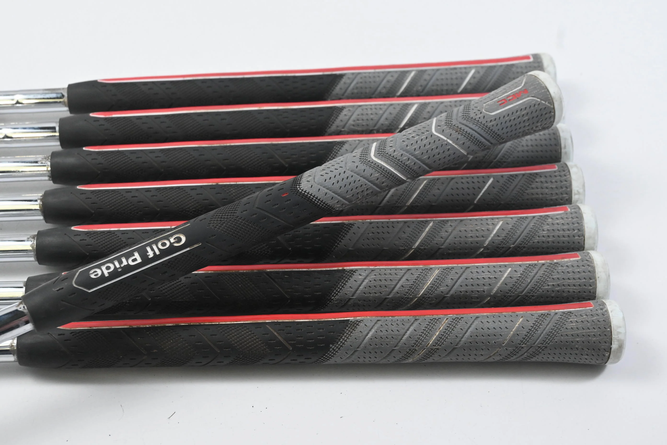 Left Hand Taylormade P790 2017 Irons / 4-PW+GW / Regular Flex Dynamic Gold R300 - Image 7