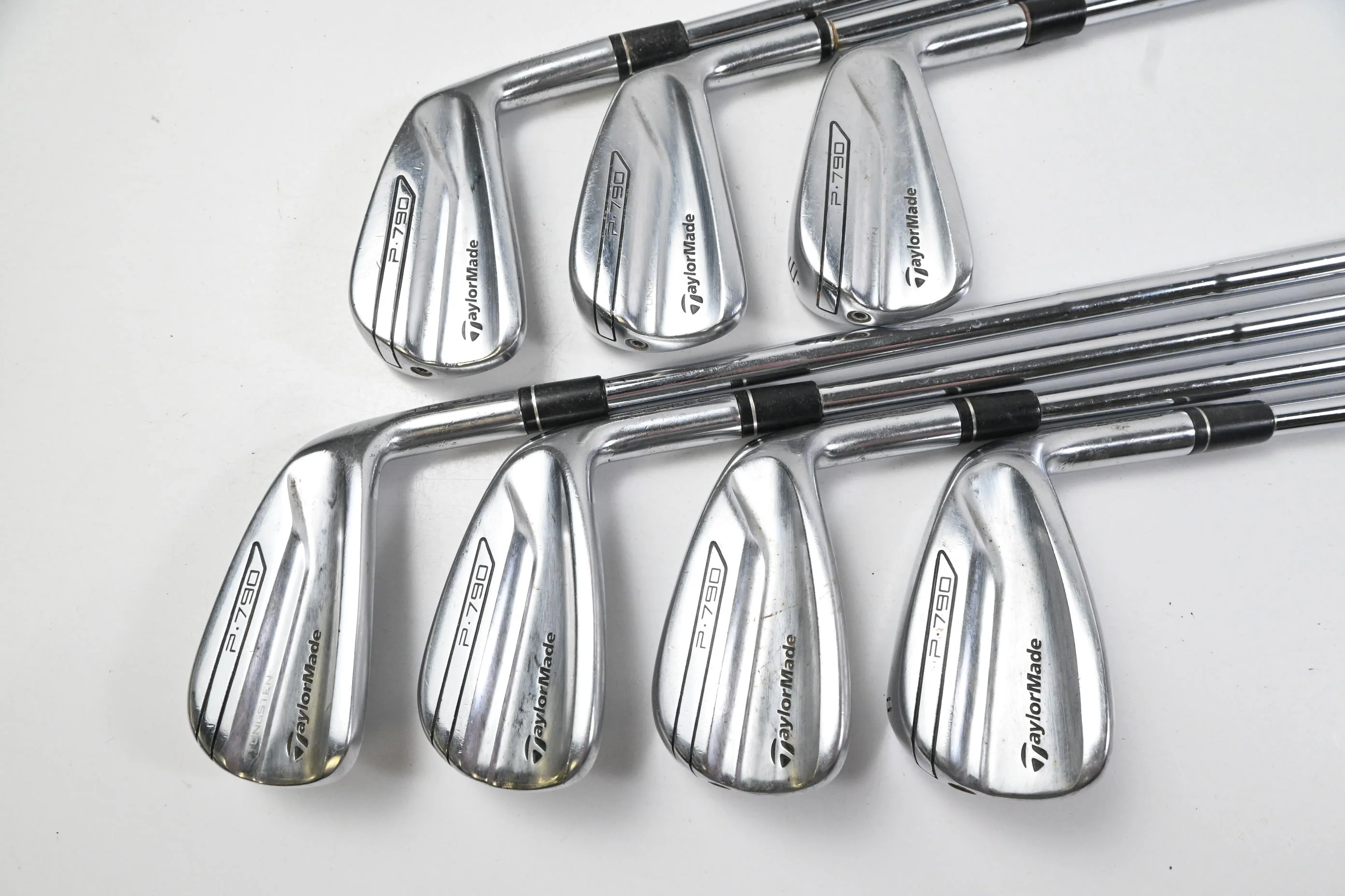 Taylormade P790 2017 Irons / 4-PW / Regular Flex Dynamic Gold R300 Shafts - Image 2