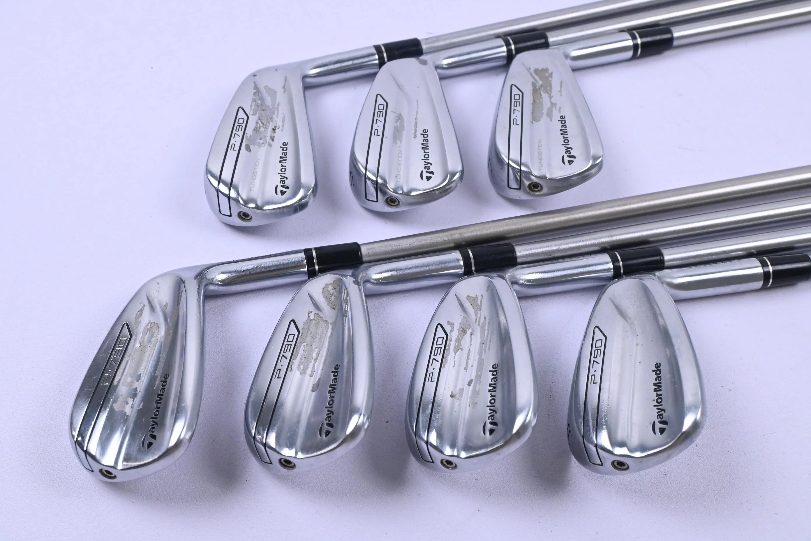 Taylormade P790 2017 Irons / 5-PW+GW / Stiff Flex Steel Shafts - Image 2
