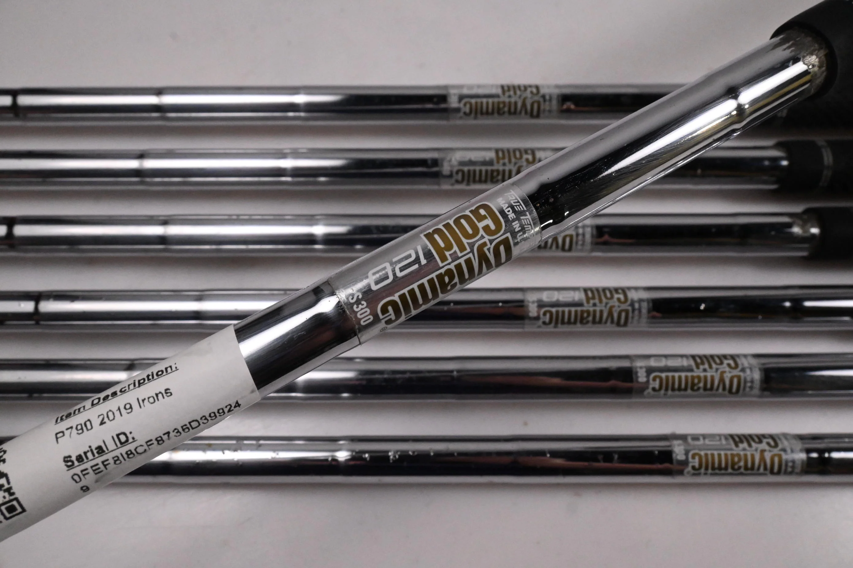 Taylormade P790 2019 Irons / 4-PW / Stiff Flex Dynamic Gold 120 S300 Shafts - Image 6