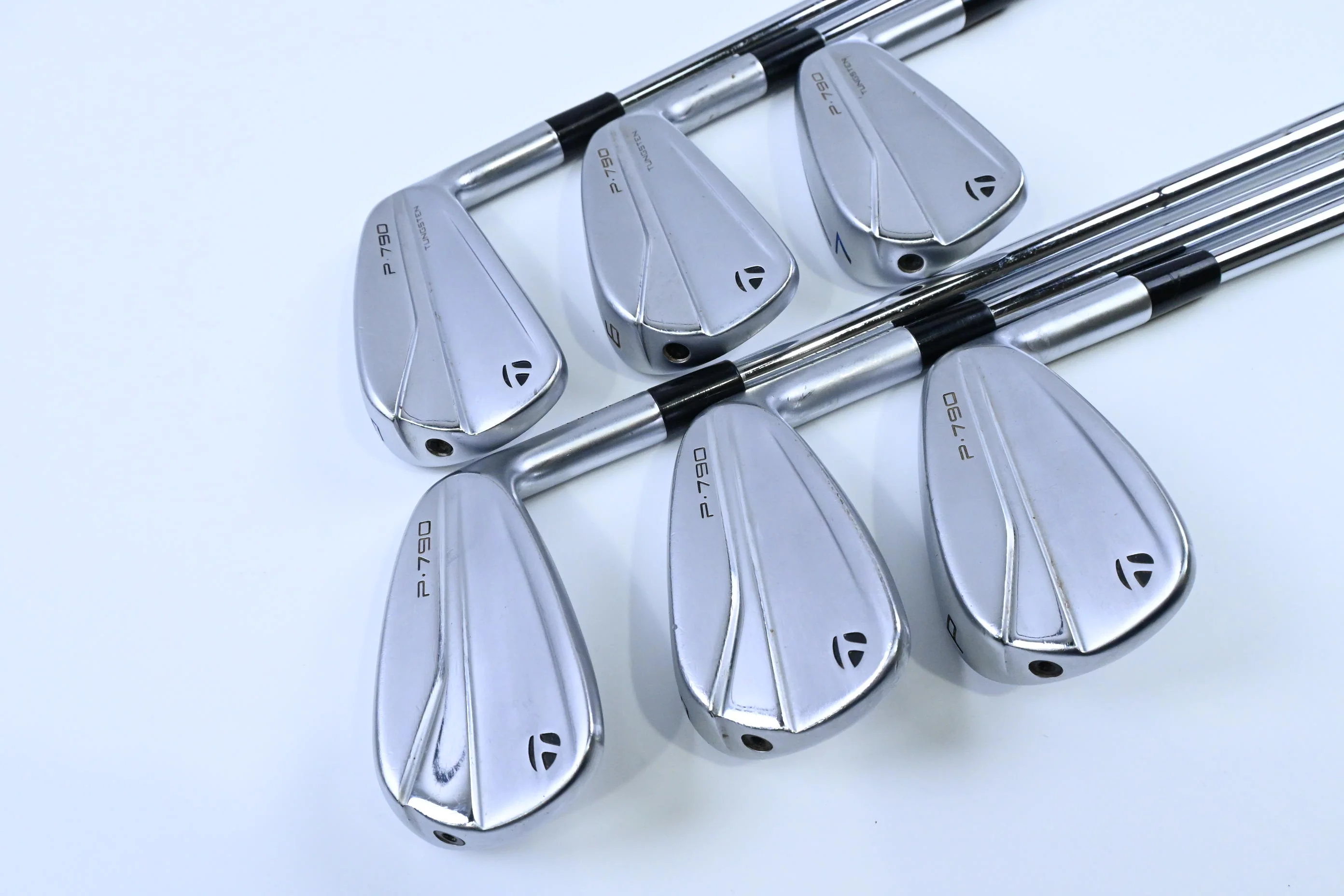 Taylormade P790 2021 Irons / 5-PW / X-Flex Dynamic Gold X100 Shafts - Image 2