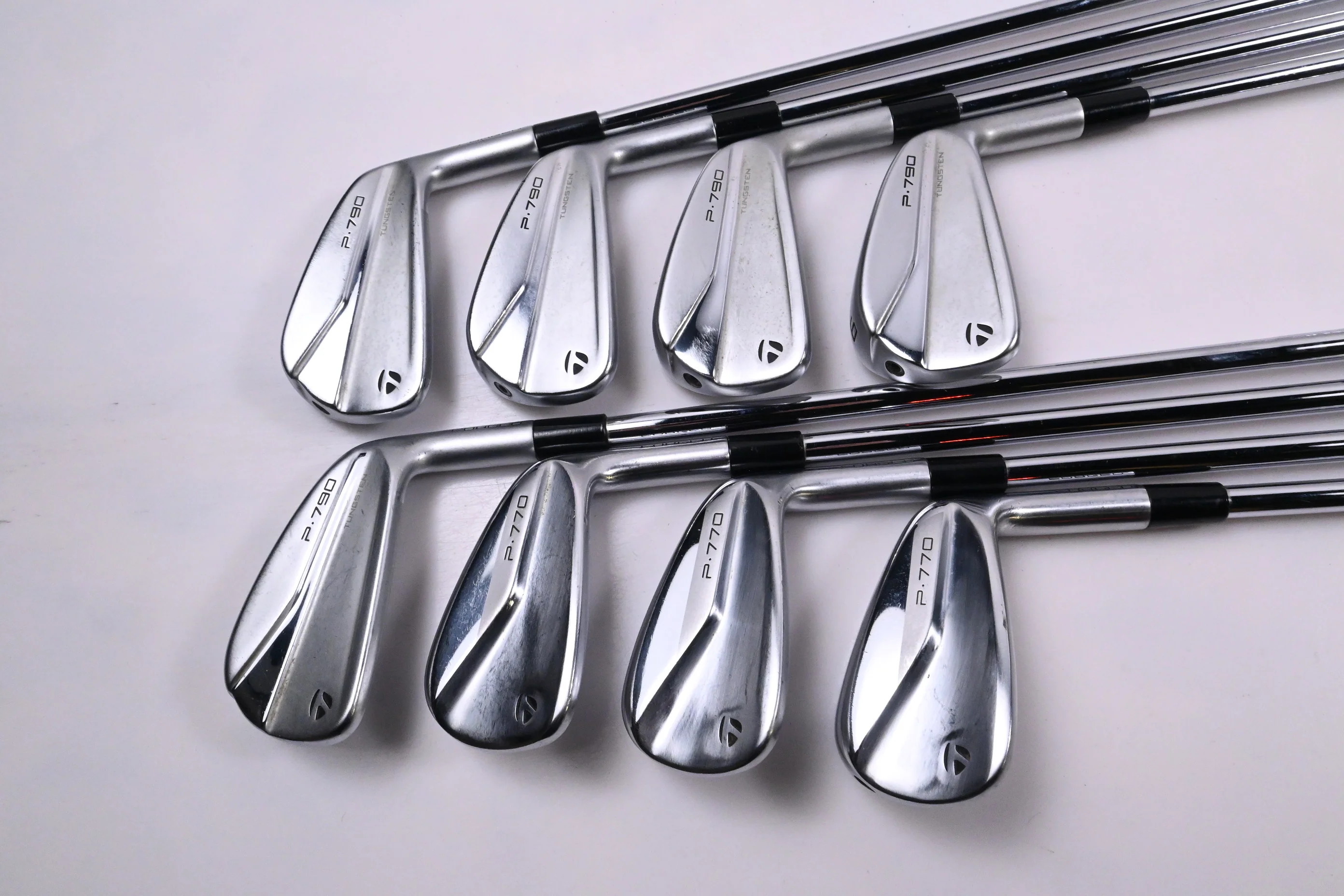 Taylormade P790/P770 2021 Irons / 3-PW / Stiff Flex Oban CT-125 Shafts - Image 2