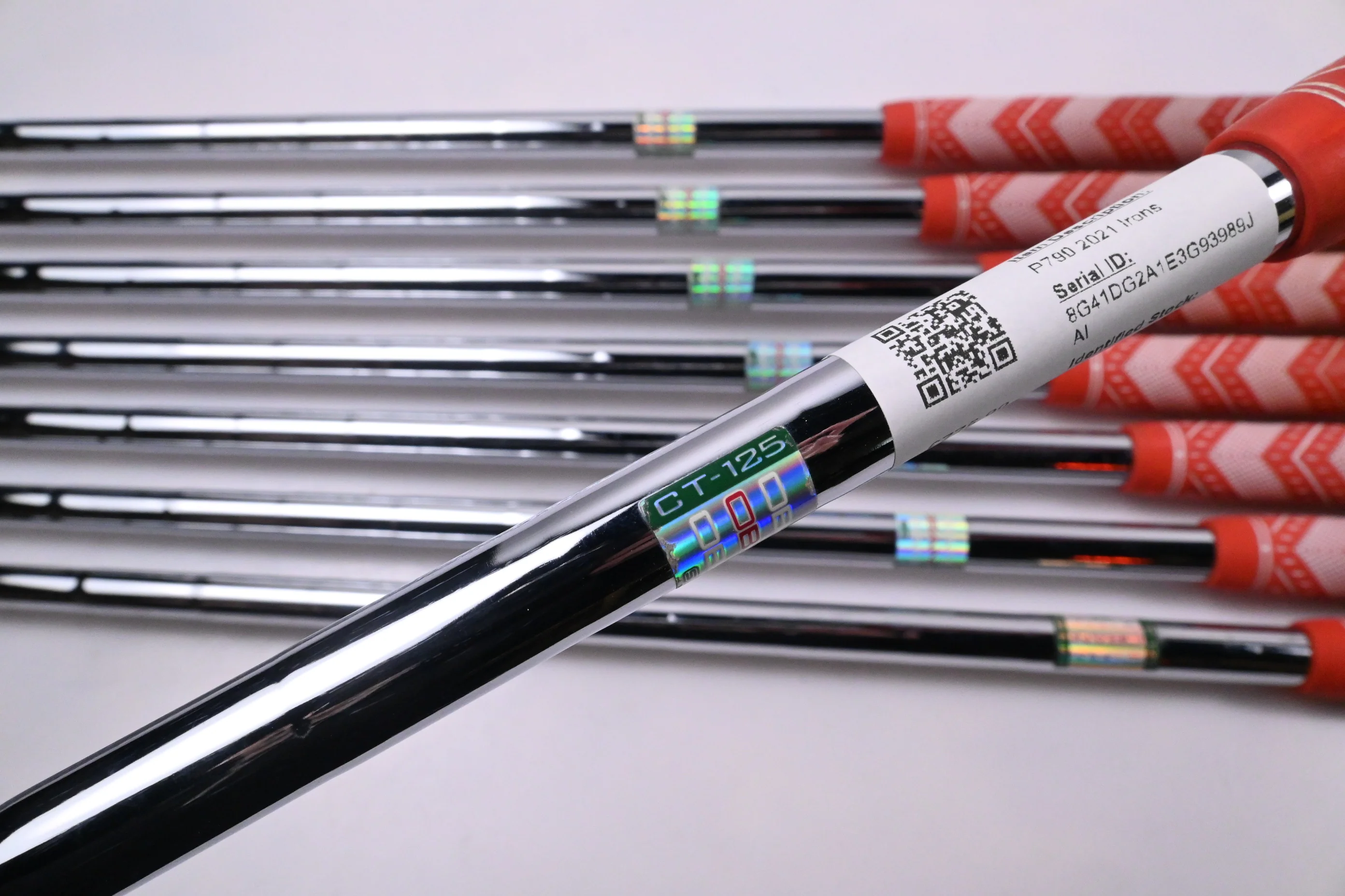 Taylormade P790/P770 2021 Irons / 3-PW / Stiff Flex Oban CT-125 Shafts - Image 5