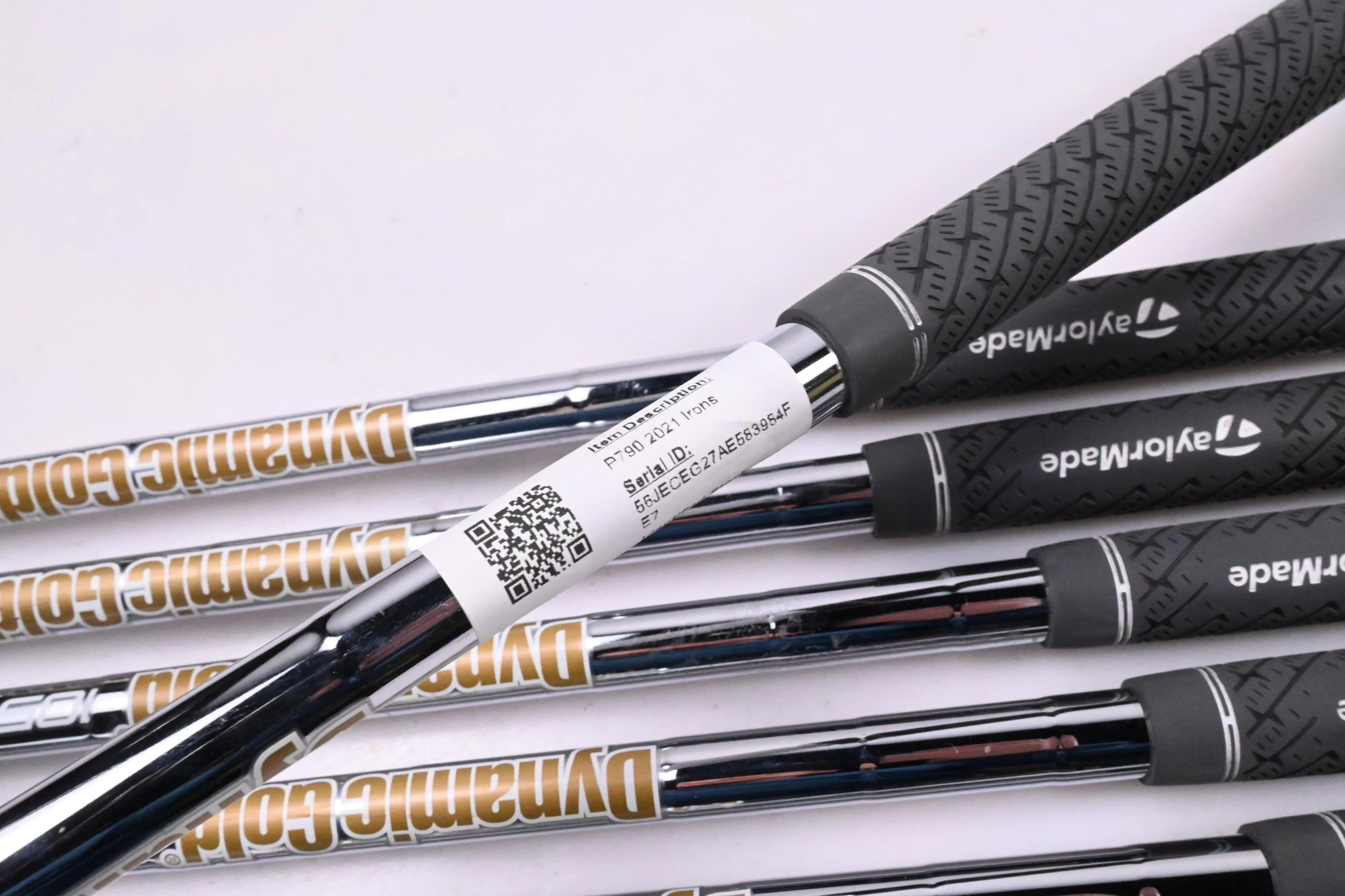 Taylormade P790 2021 Irons / 3-8i / Stiff Flex Dynamic Gold 105 S300 Shafts - Image 6
