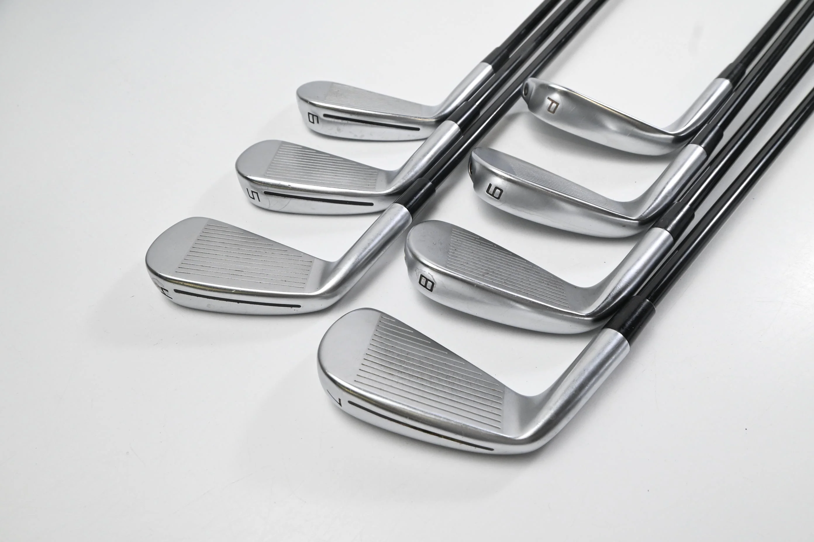 Taylormade P790 2021 Irons / 4-PW / Stiff Flex MMT Black 75 Shafts - Image 4