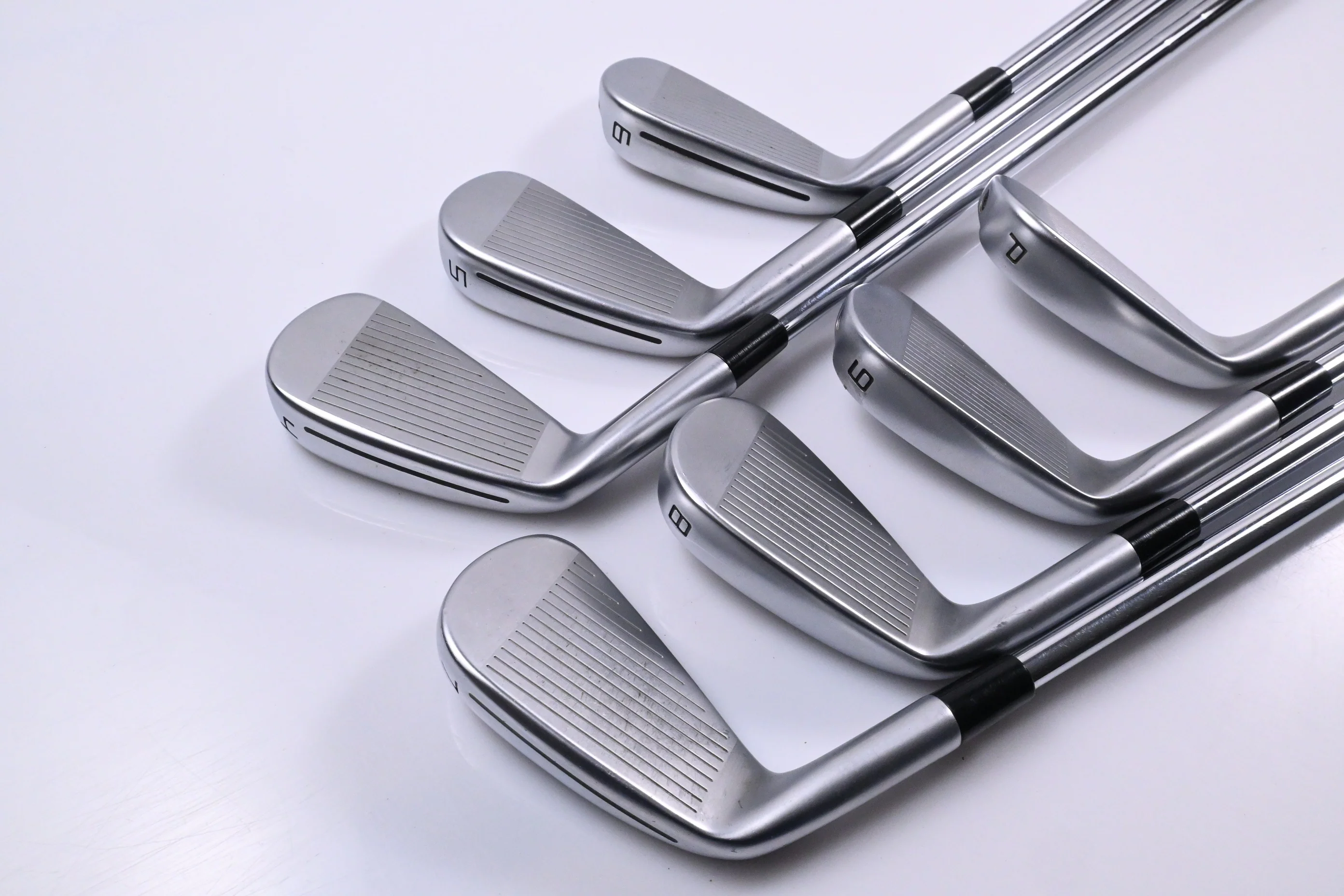 Taylormade P790 2021 Irons / 4-PW / Regular Flex KBS Tour Lite Shafts - Image 4