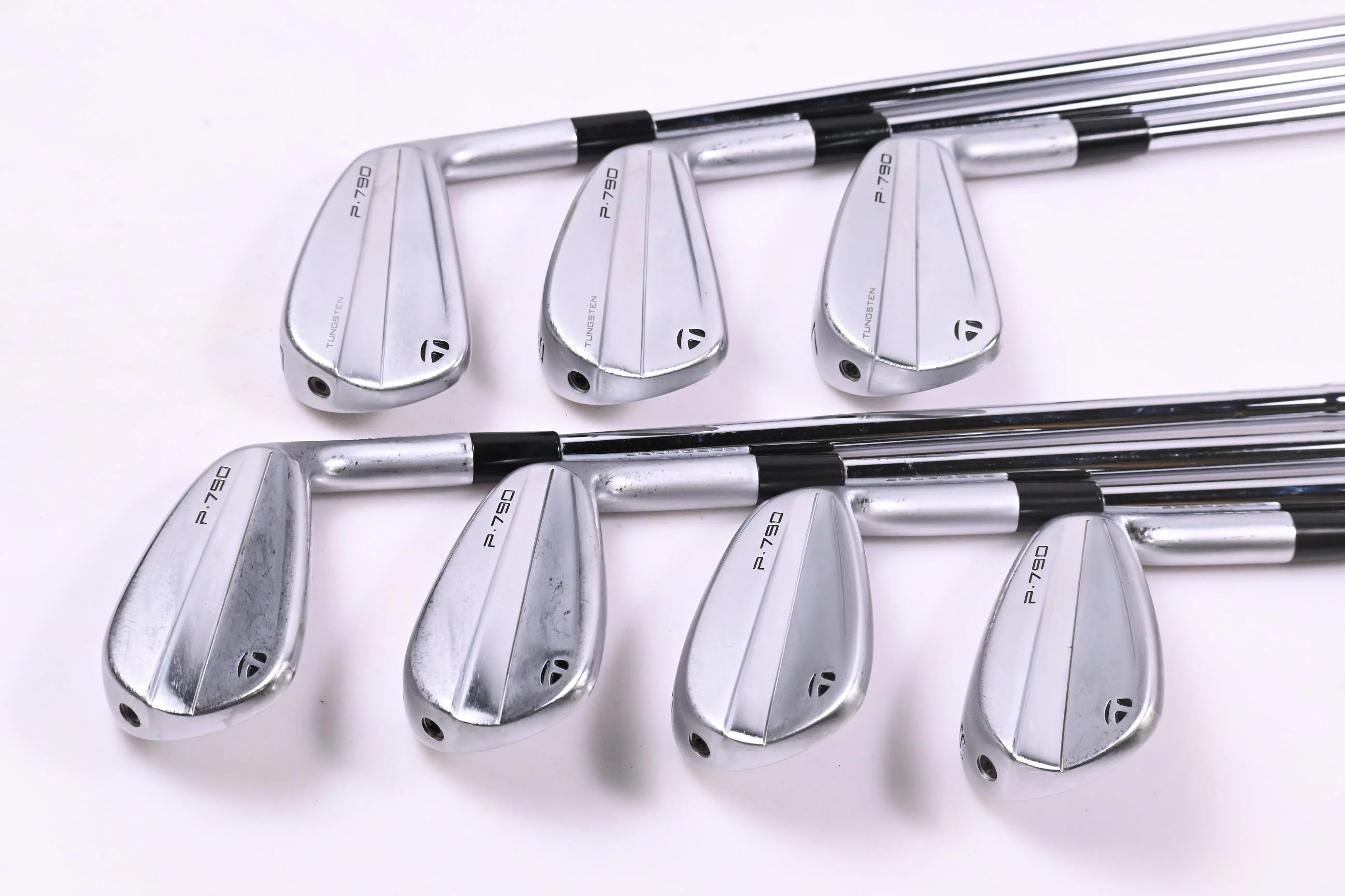 Taylormade P790 2023 Irons / 5-PW+GW / Stiff Flex Dynamic Gold 105 S300 Shafts - Image 2