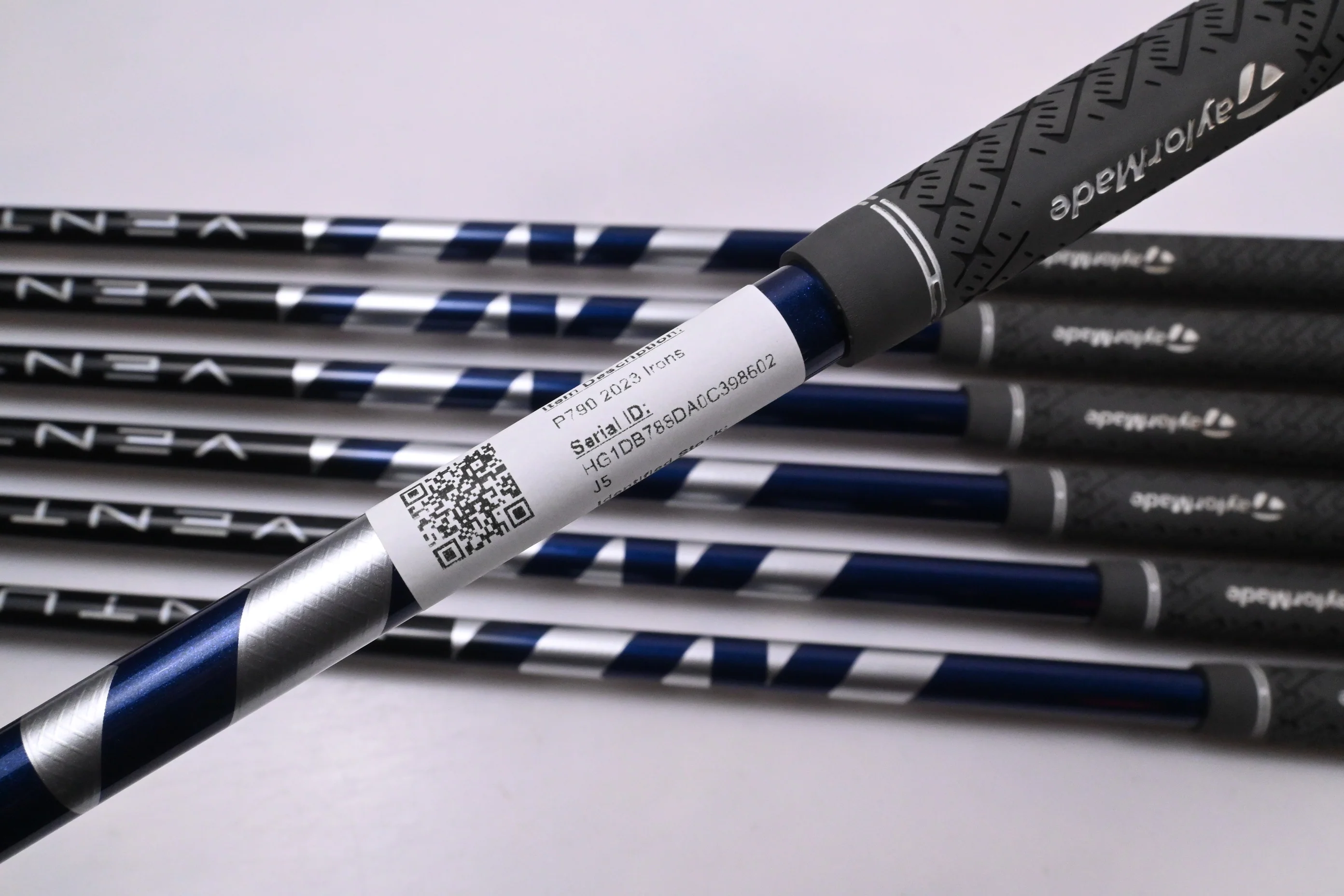 Taylormade P790 2023 Irons / 5-PW+GW / Regular Flex Ventus TR Blue 6 Shafts - Image 6