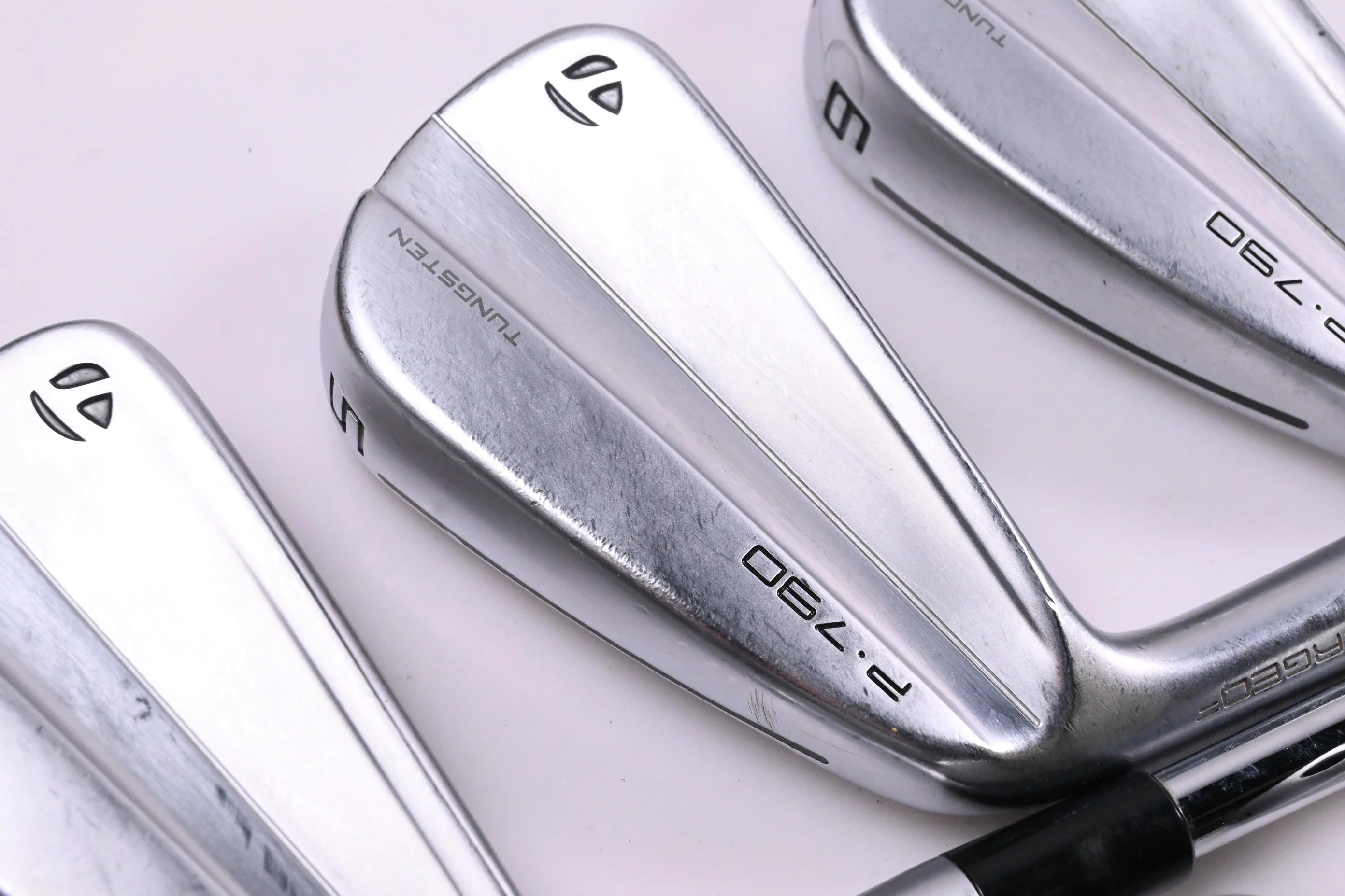 Left Hand Taylormade P790 2023 Irons / 4-PW / Stiff Flex Dynamic Gold 105 S300