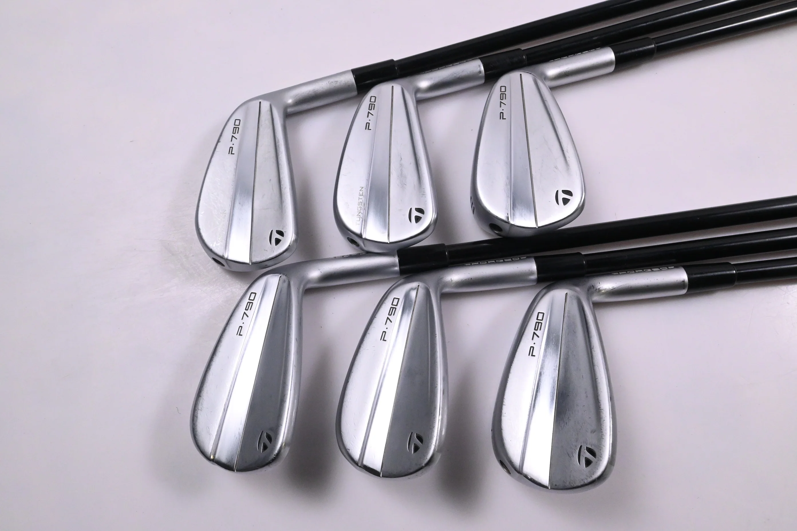 Taylormade P790 2023 Irons / 6-PW+GW / Regular Flex Ventus TR Blue 6 Shafts - Image 2