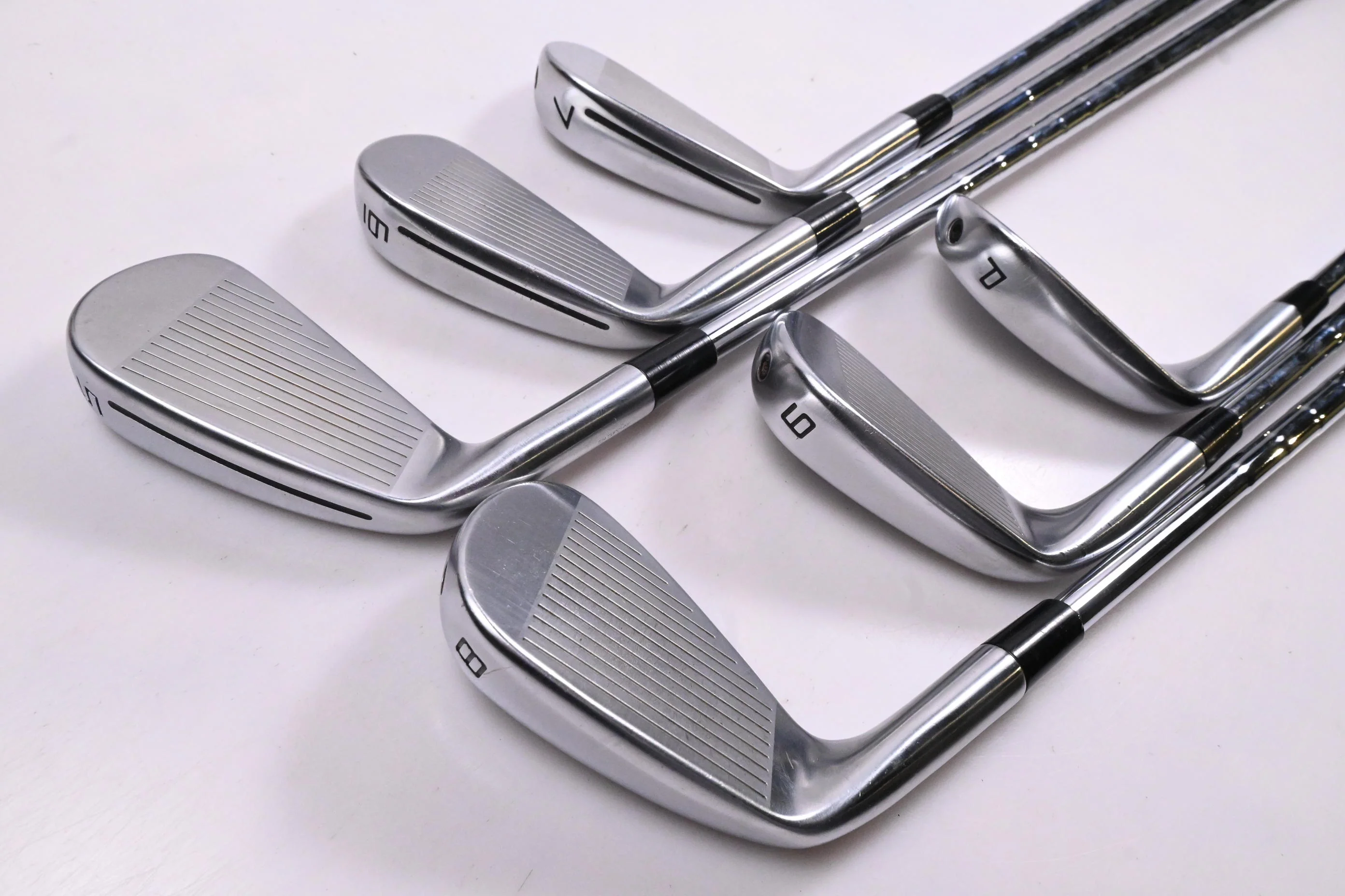 Taylormade P790 2025 Irons / 5-PW / Stiff Flex N.S.Pro Modus³ Tour 130 Shafts - Image 4
