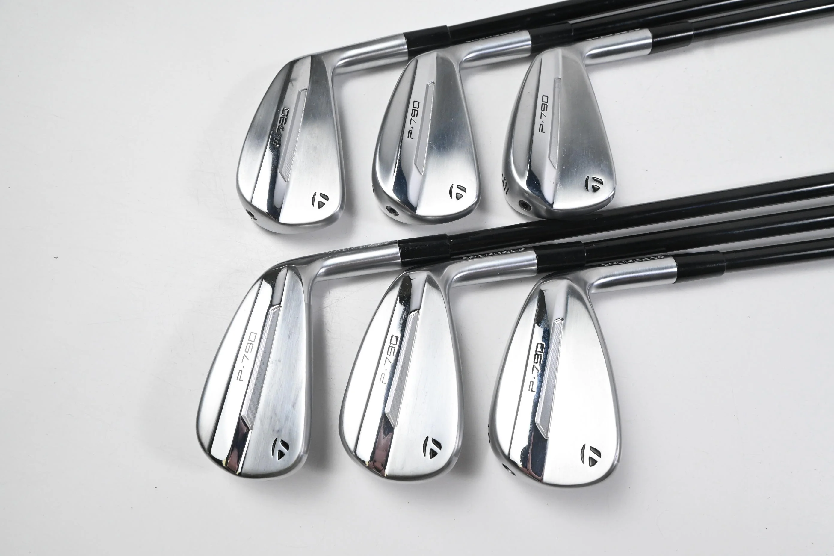Taylormade P790 2025 Irons / 4-9i / Stiff Flex MMT Black 105 Shafts - Image 2