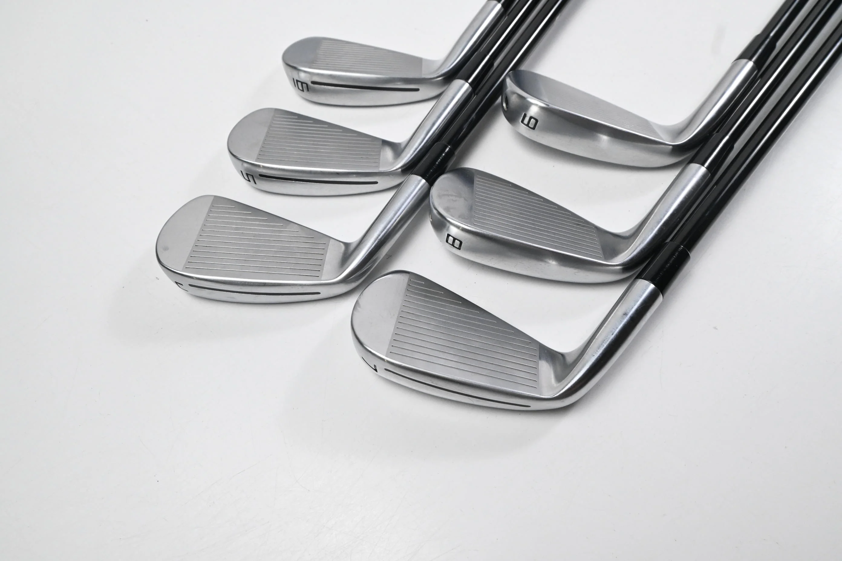 Taylormade P790 2025 Irons / 4-9i / Stiff Flex MMT Black 105 Shafts - Image 4