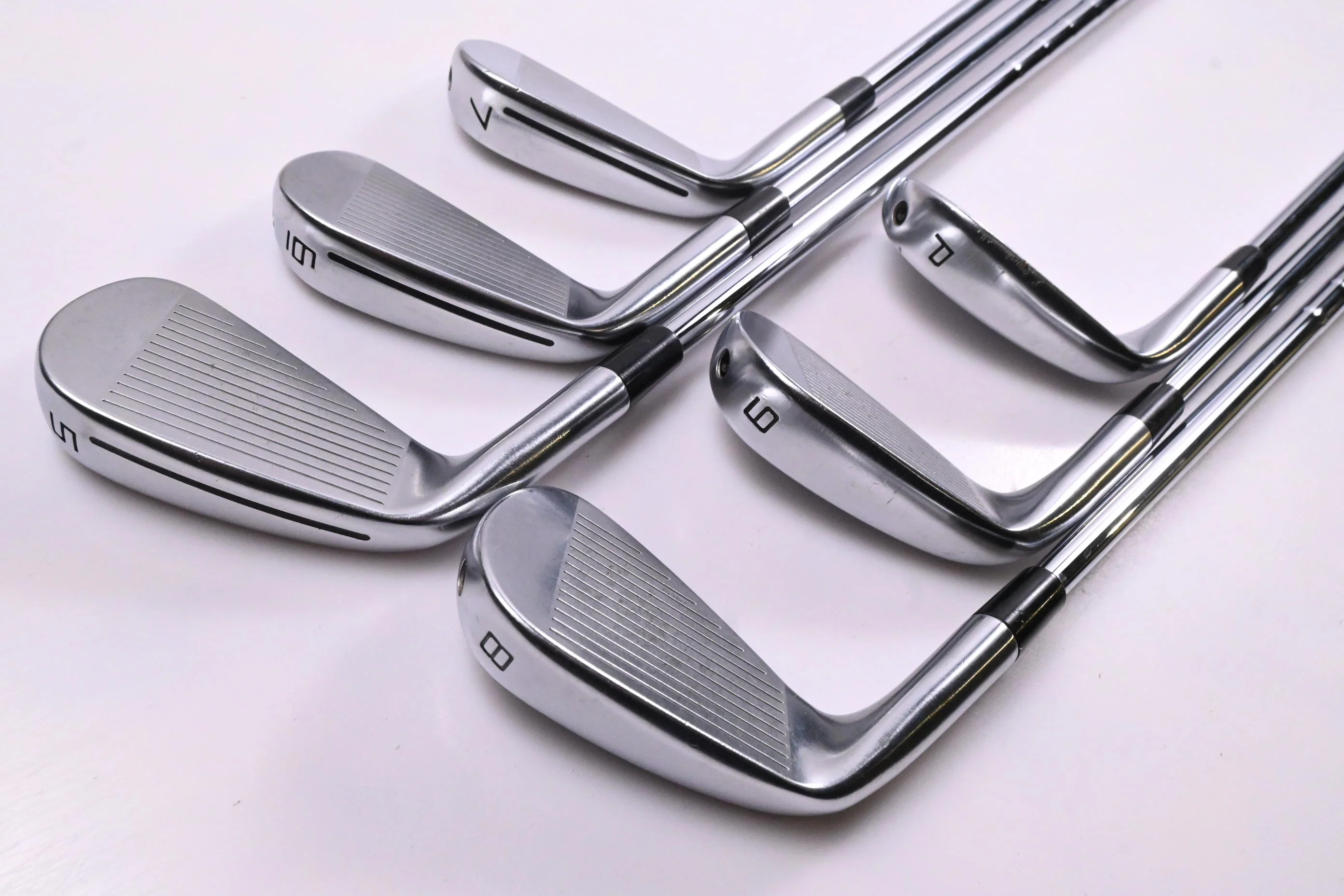 Taylormade P790 2025 Irons / 5-PW / Stiff Flex N.S.Pro Modus³ Tour 105 Shafts - Image 4
